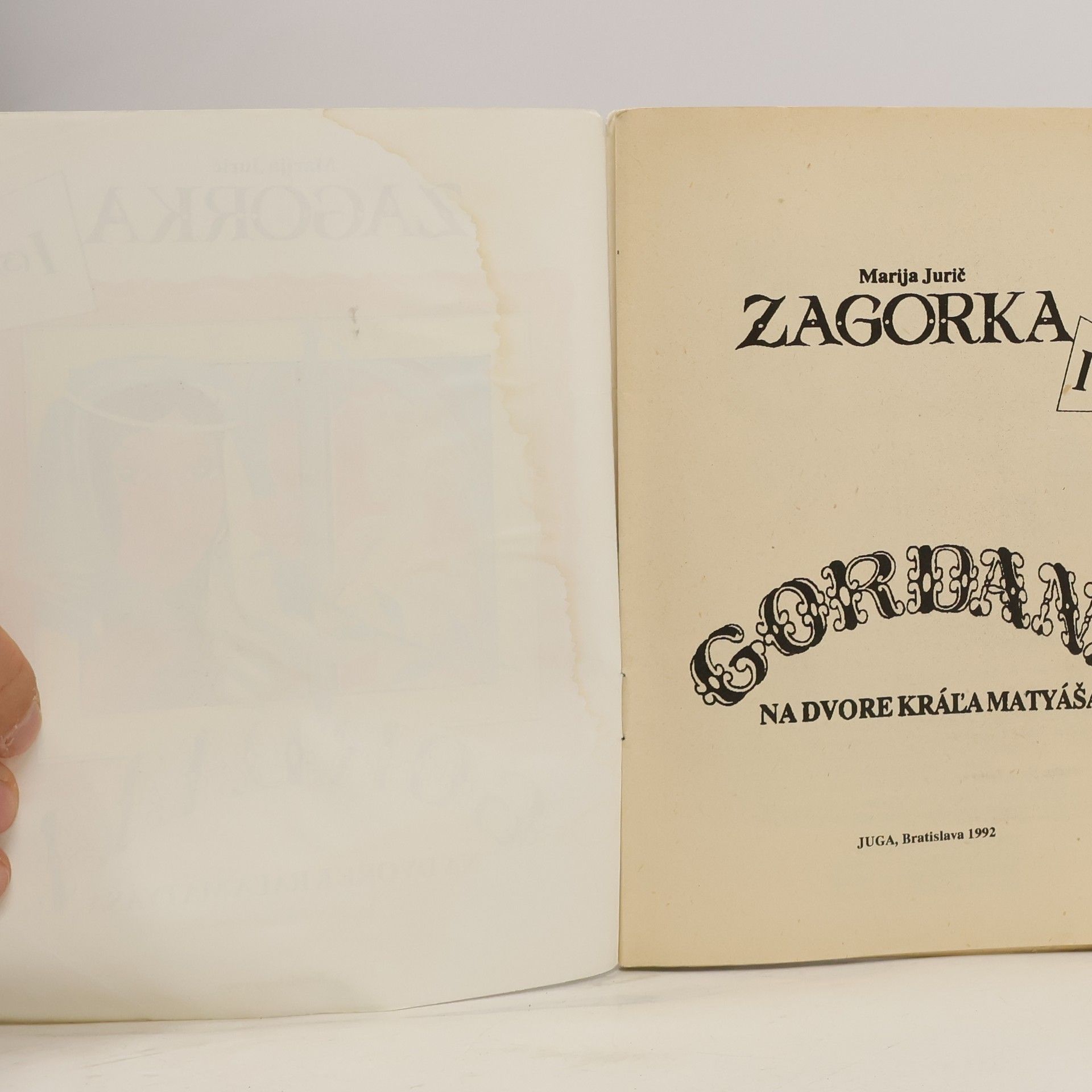 Marija Jurić Zagorka Gordana na dvore kráĺa Matyáša I.