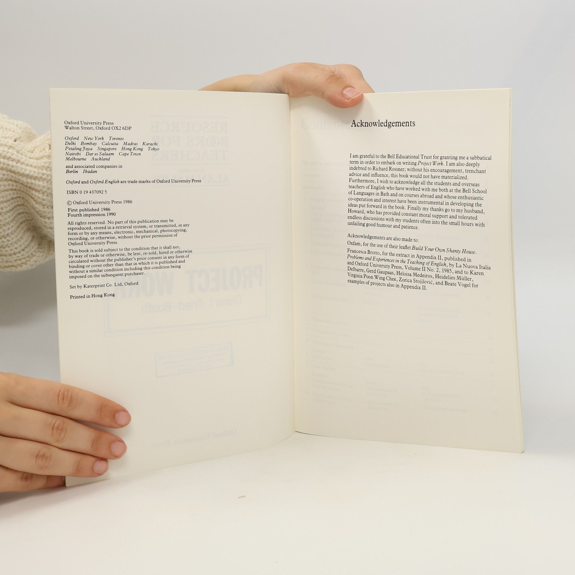 Diana L. Fried Booth Resource Books For Teachers: Project Work