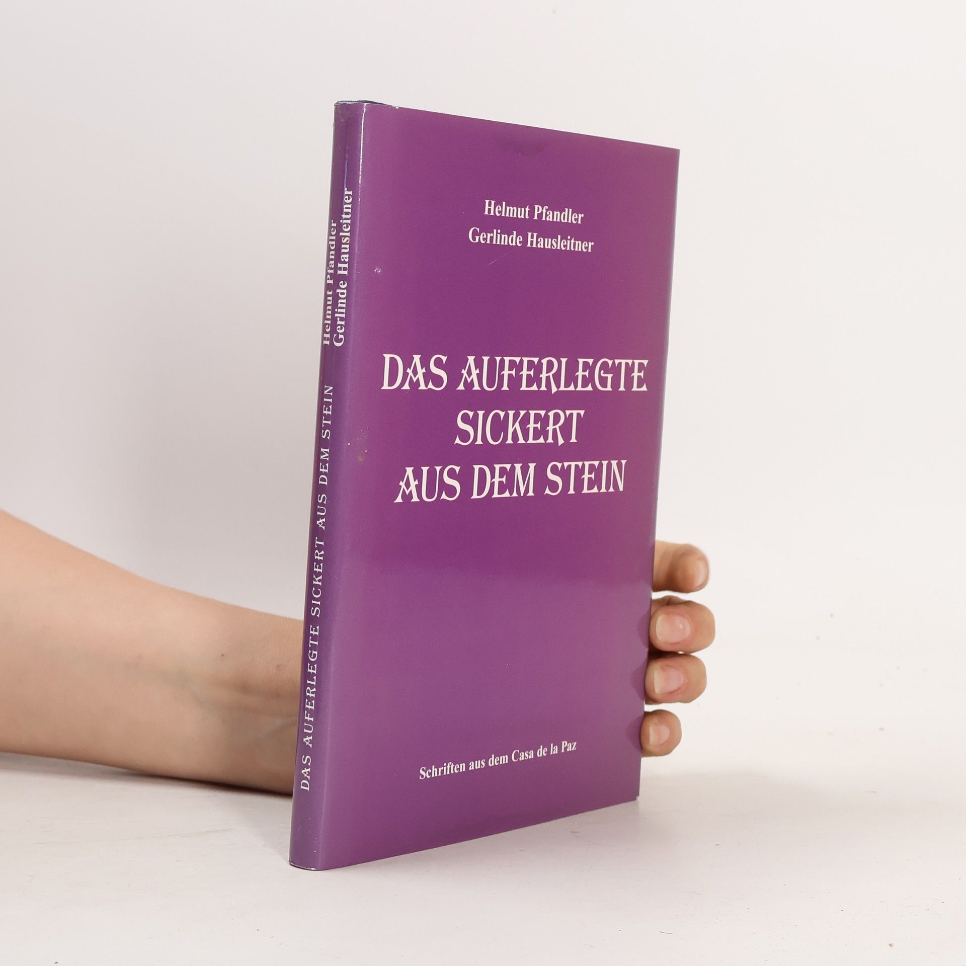 Gerlinde Hausleitner Schriften aus dem Casa de la Paz - 13: Das Auferlegte sickert aus dem Stein