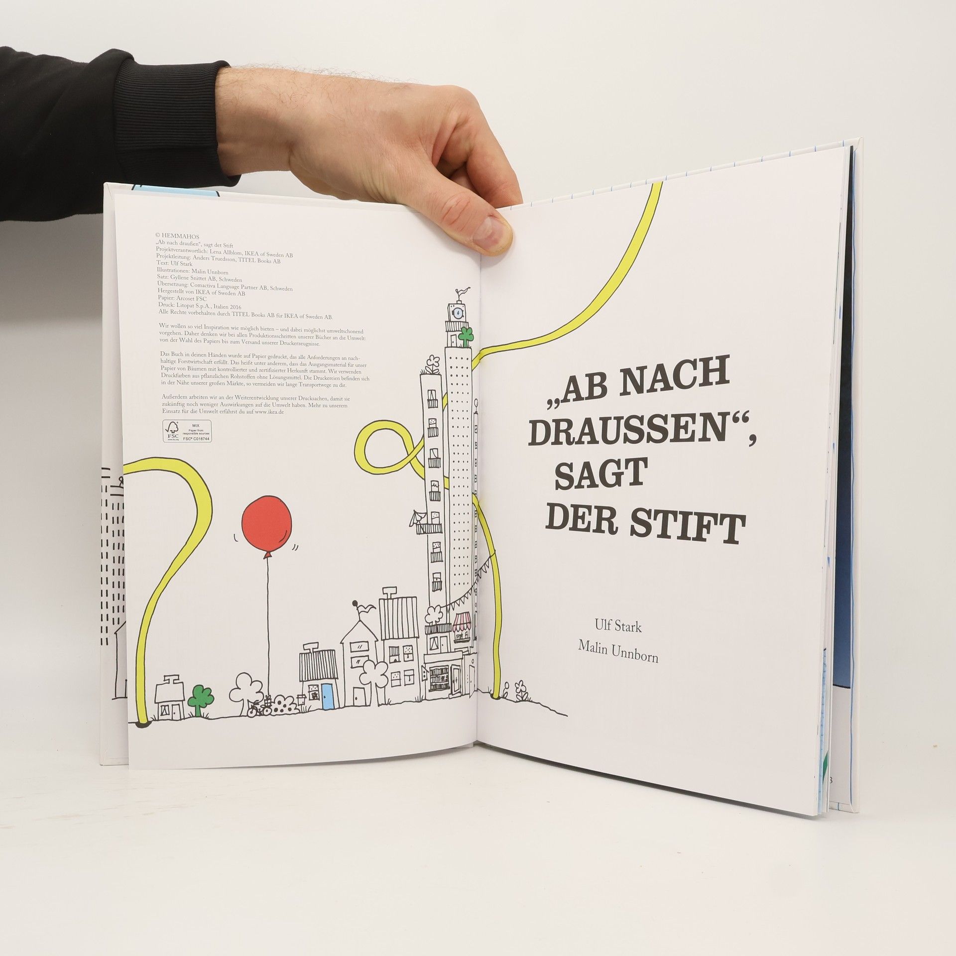 Ulf Stark "Ab nach draussen" Sagt der Stift