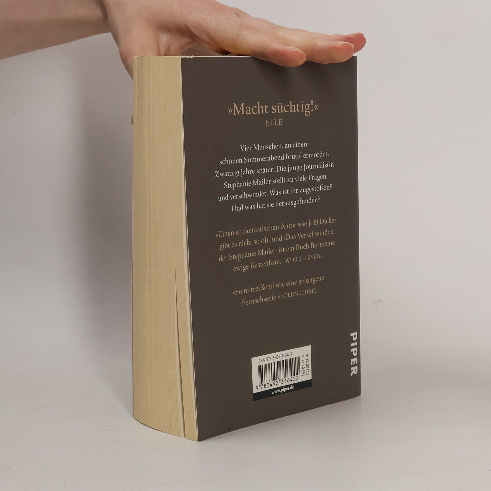 Joël Dicker Das Verschwinden der Stephanie Mailer