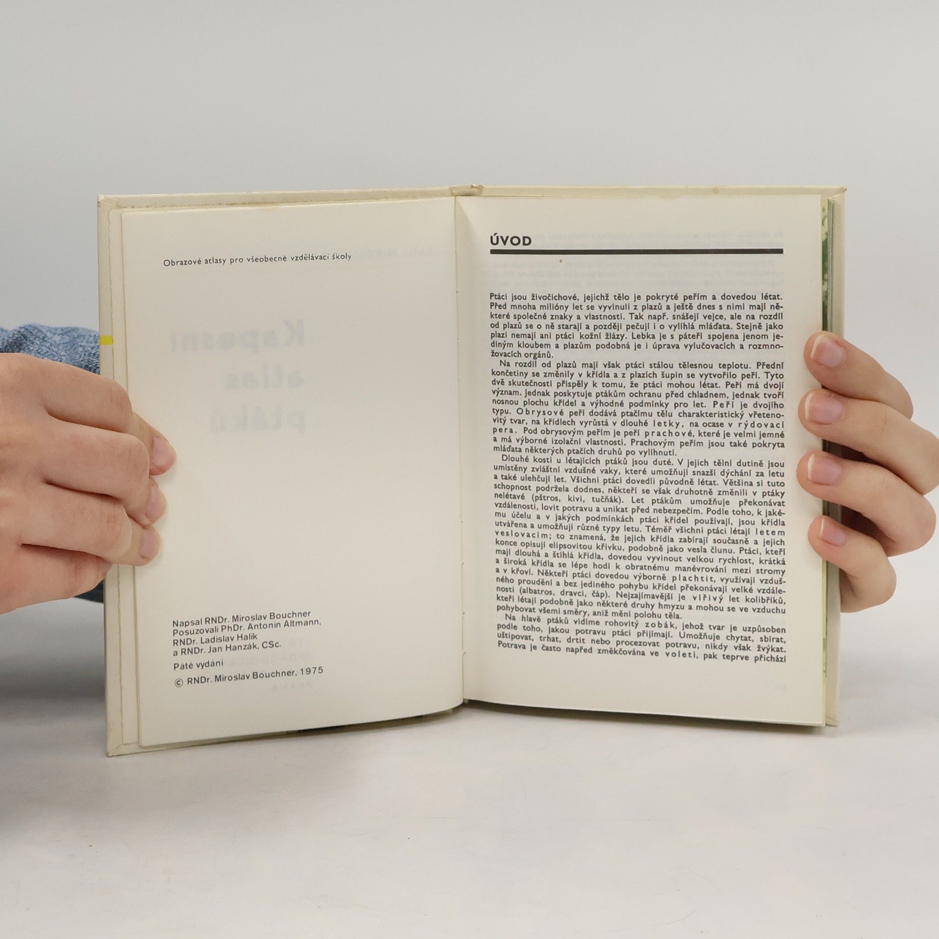 Miroslav Bouchner Kapesní atlas ptáků