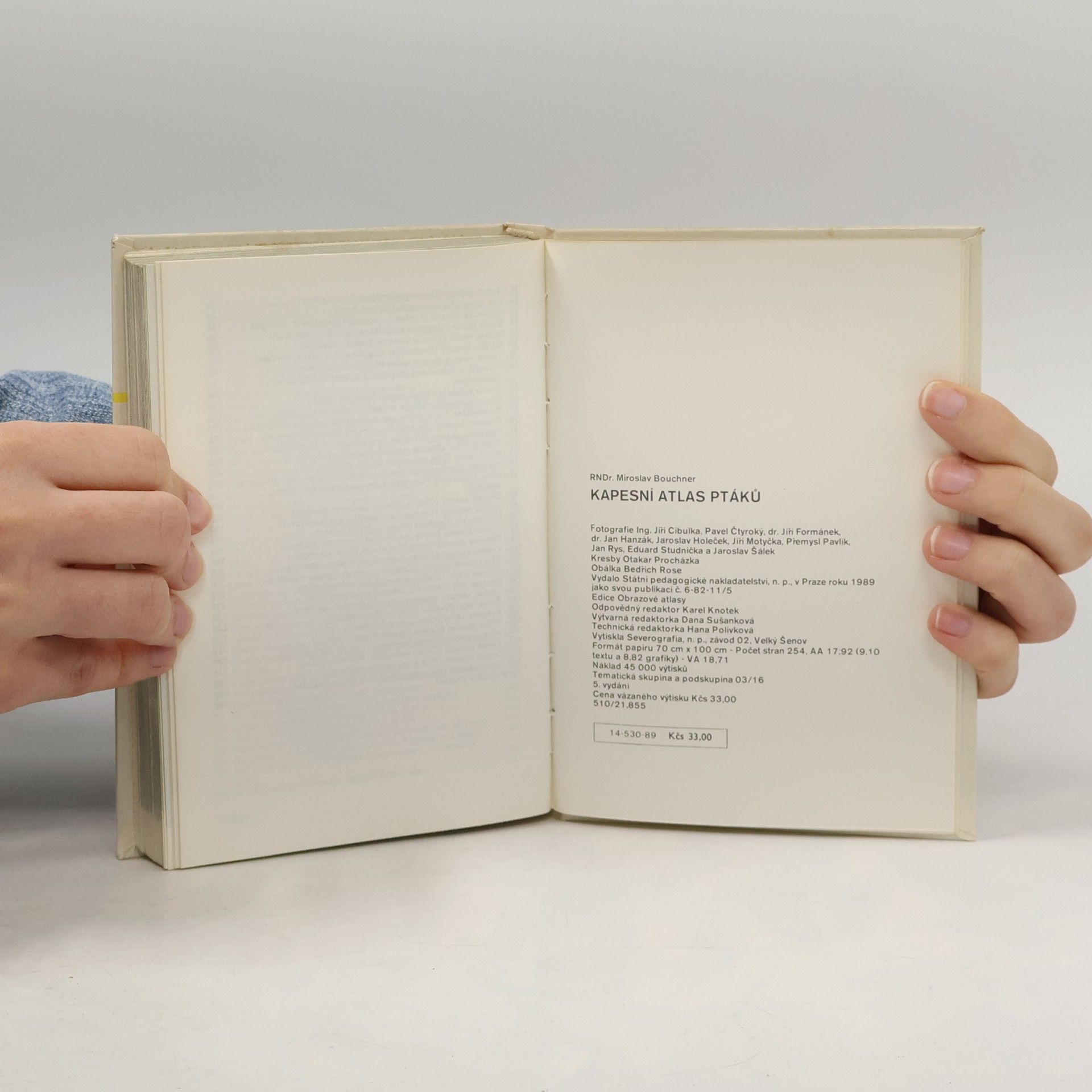 Miroslav Bouchner Kapesní atlas ptáků
