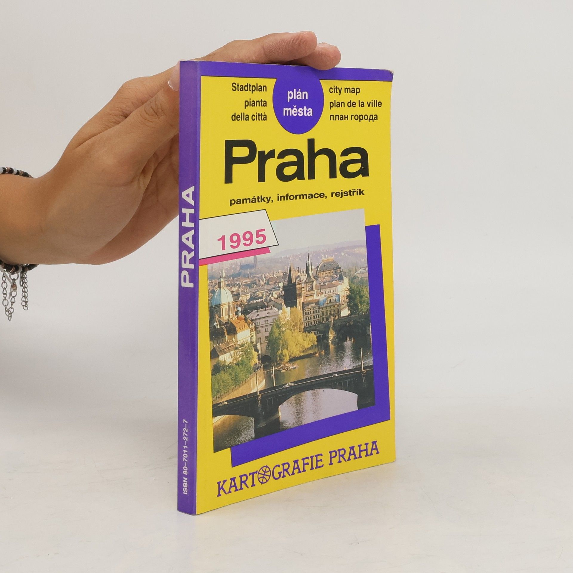 Jitka Chmelíková Praha památky, informace, rejstřík: Plán města: Nové vydání 1995