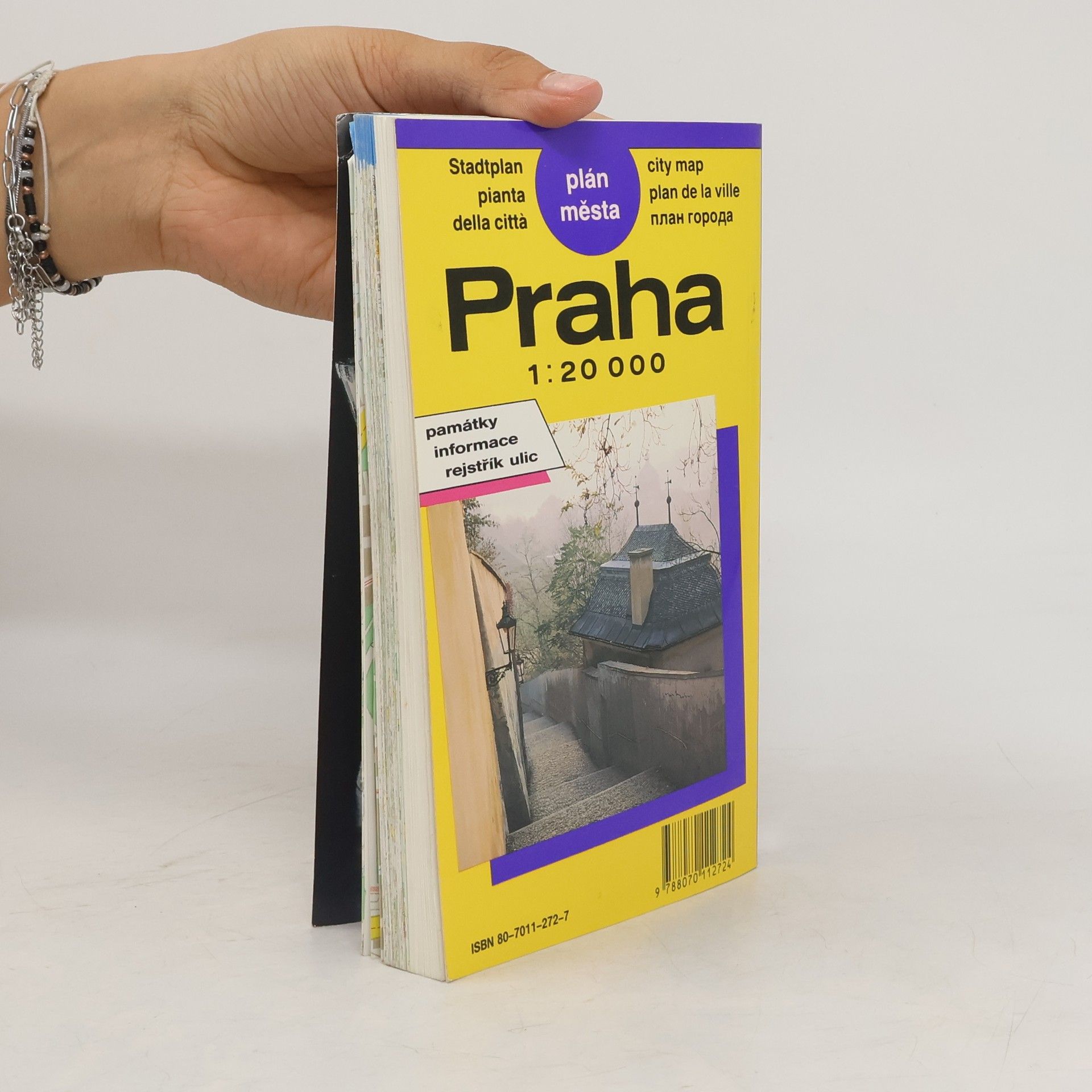 Jitka Chmelíková Praha památky, informace, rejstřík: Plán města: Nové vydání 1995