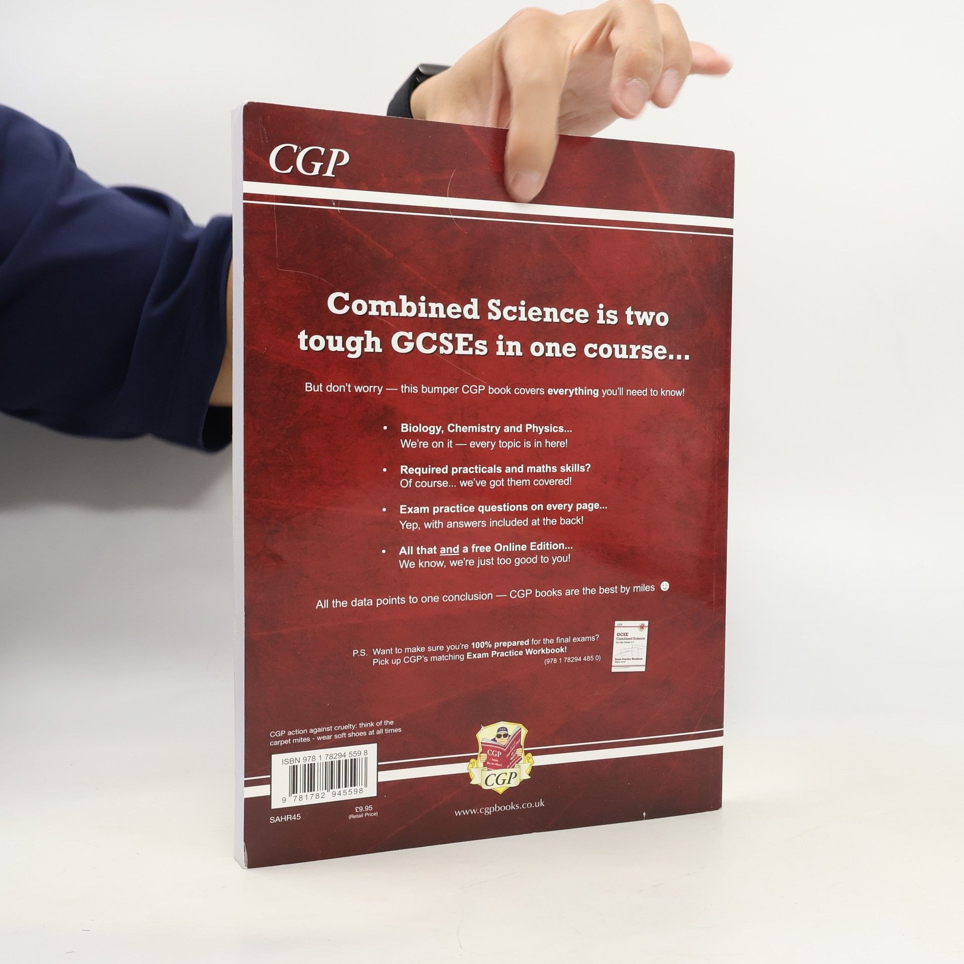 CGP Books New Grade 9-1 GCSE Combined Science: AQA Revision Guide with Online Edition - Higher