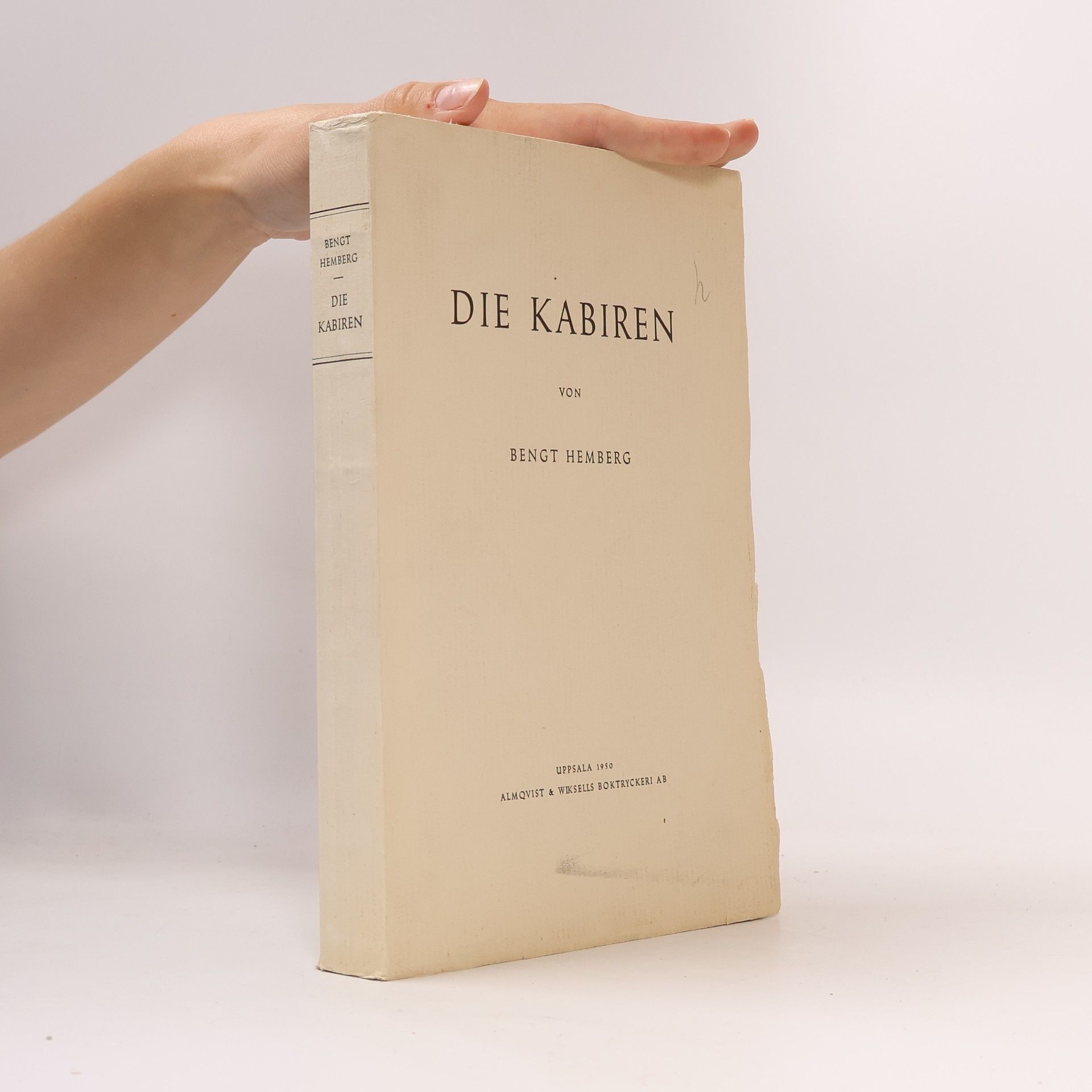Bengt Hemberg Die Kabiren