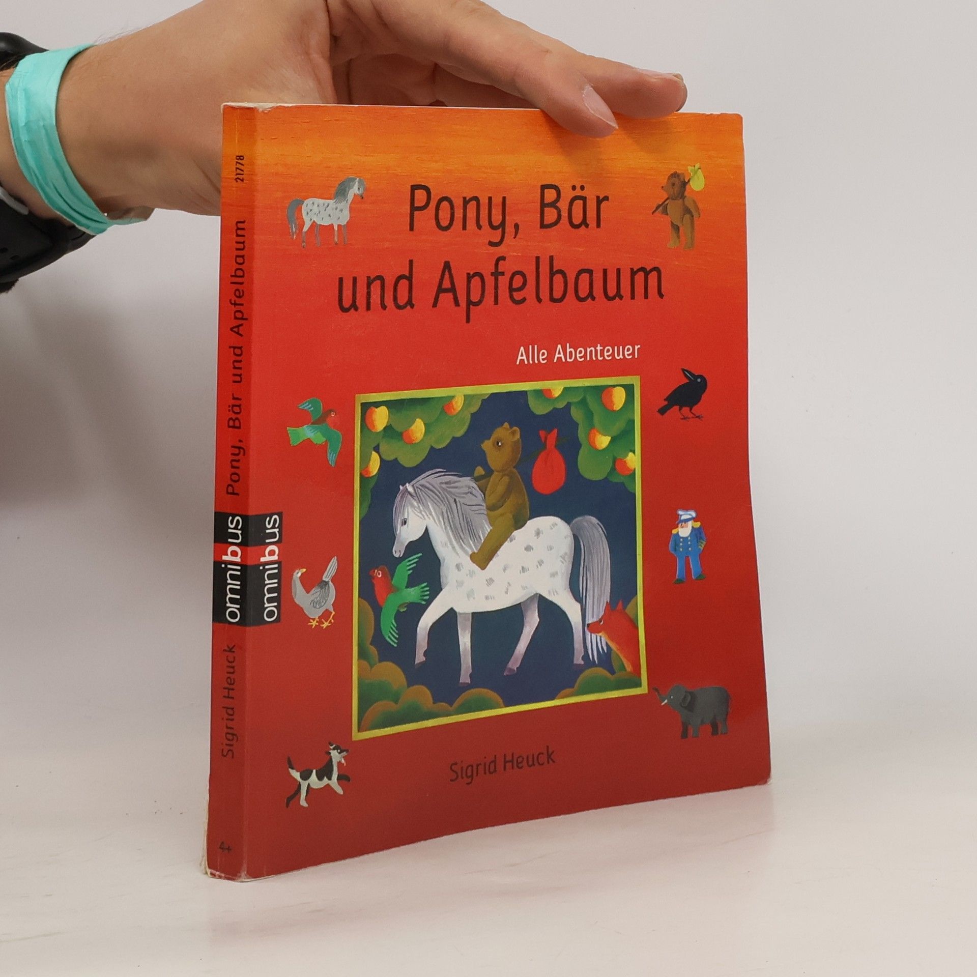 Sigrid Heuck Pony, Bär und Apfelbaum