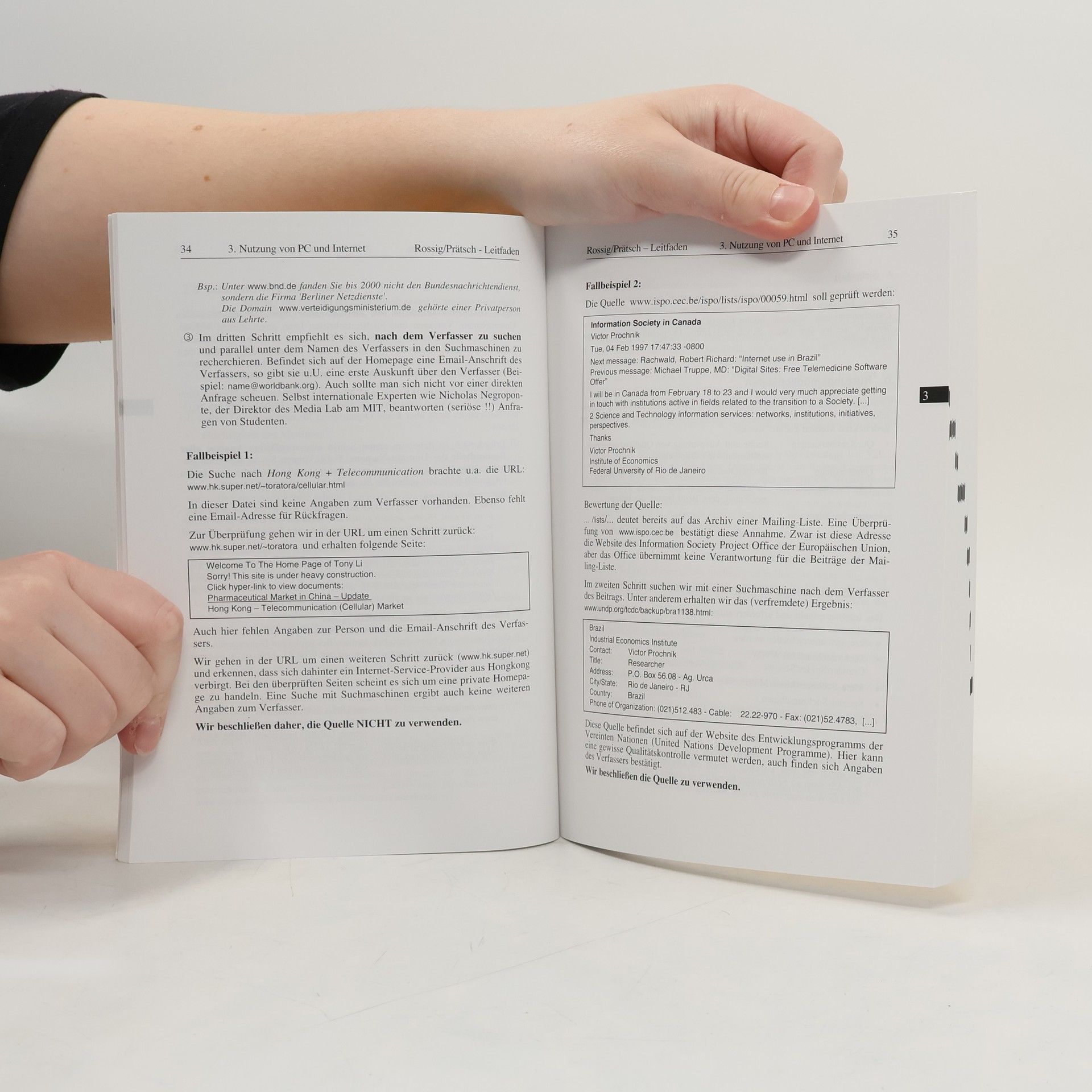 Wolfram E. Rossig Wissenschaftliche Arbeiten