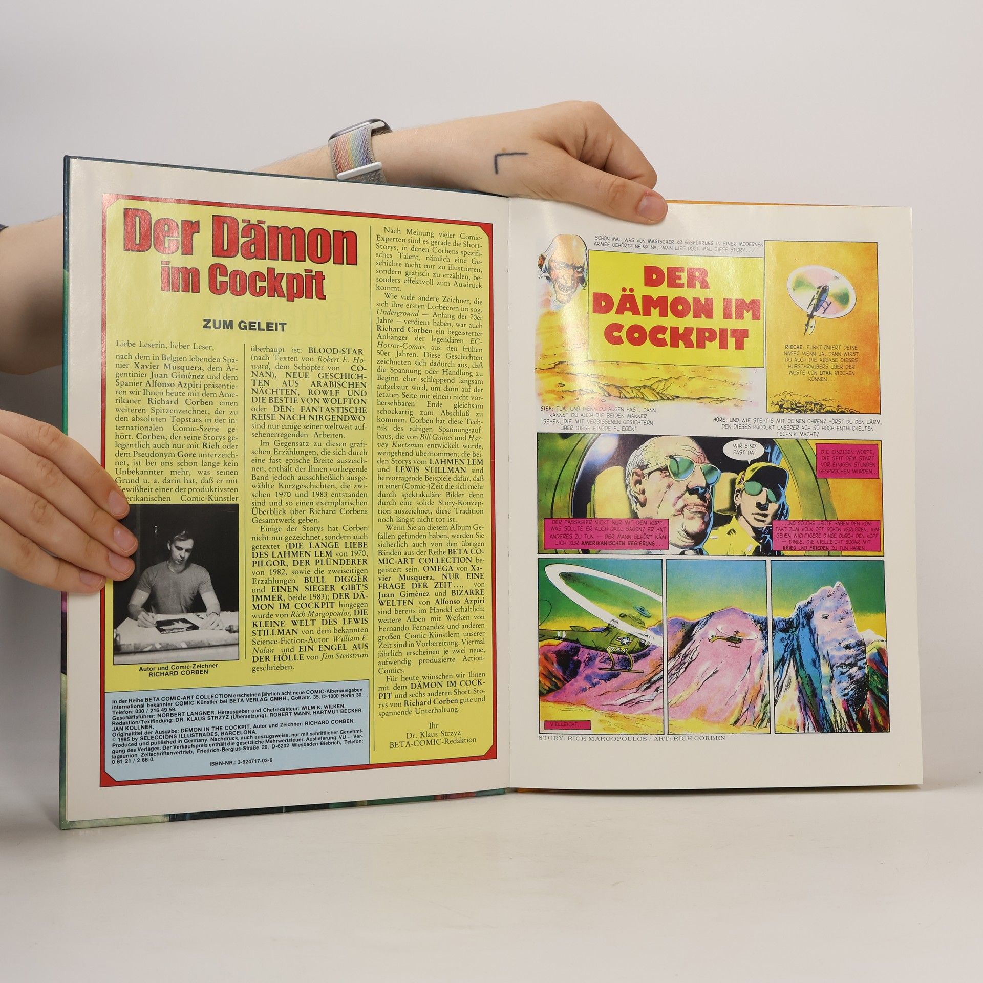 Richard Corben Der Dämon im Cockpit - deutsche Erstveröffentlichung!