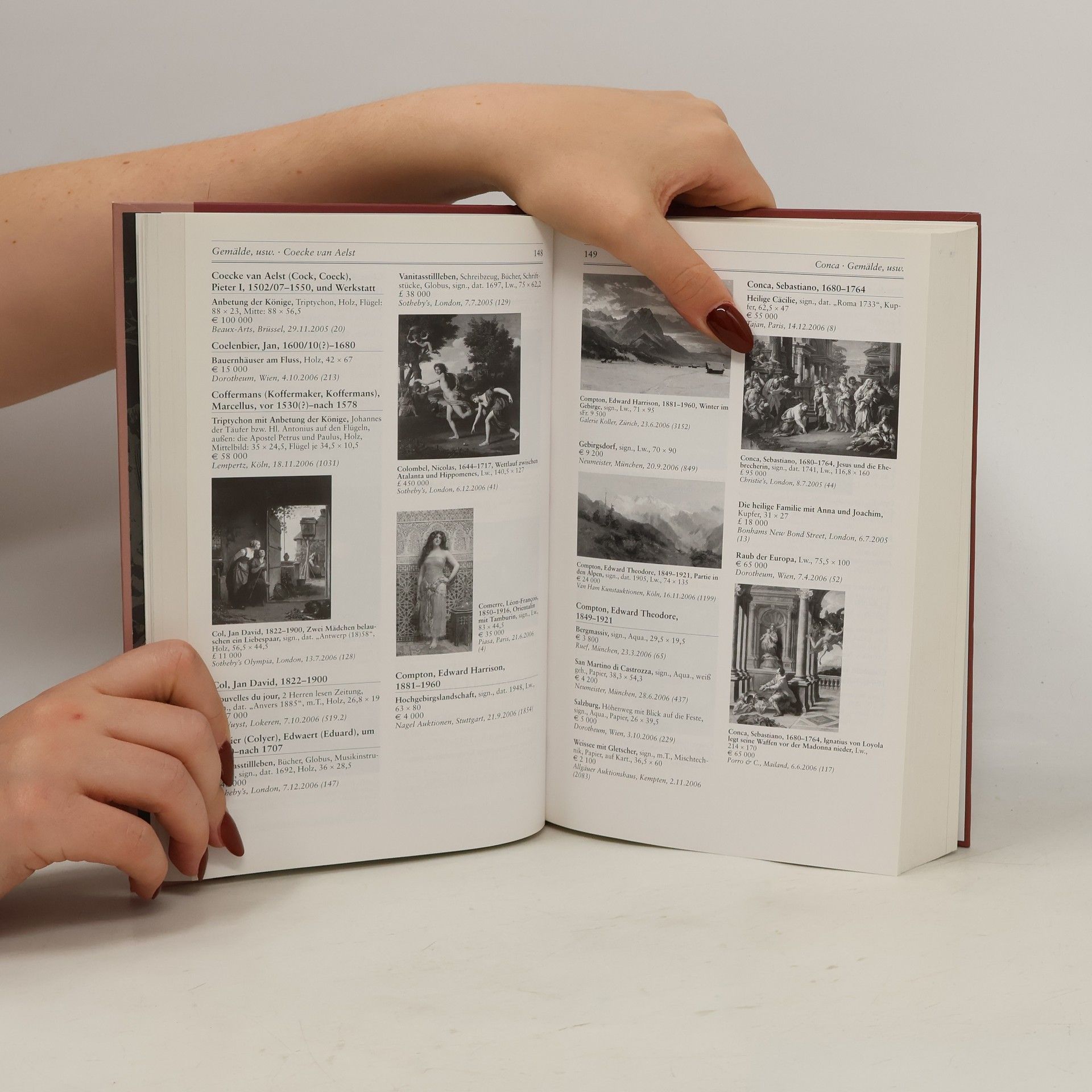 Gisela Mohr Auktionspreise im Kunstpreis Jahrbuch 2006 Band 1