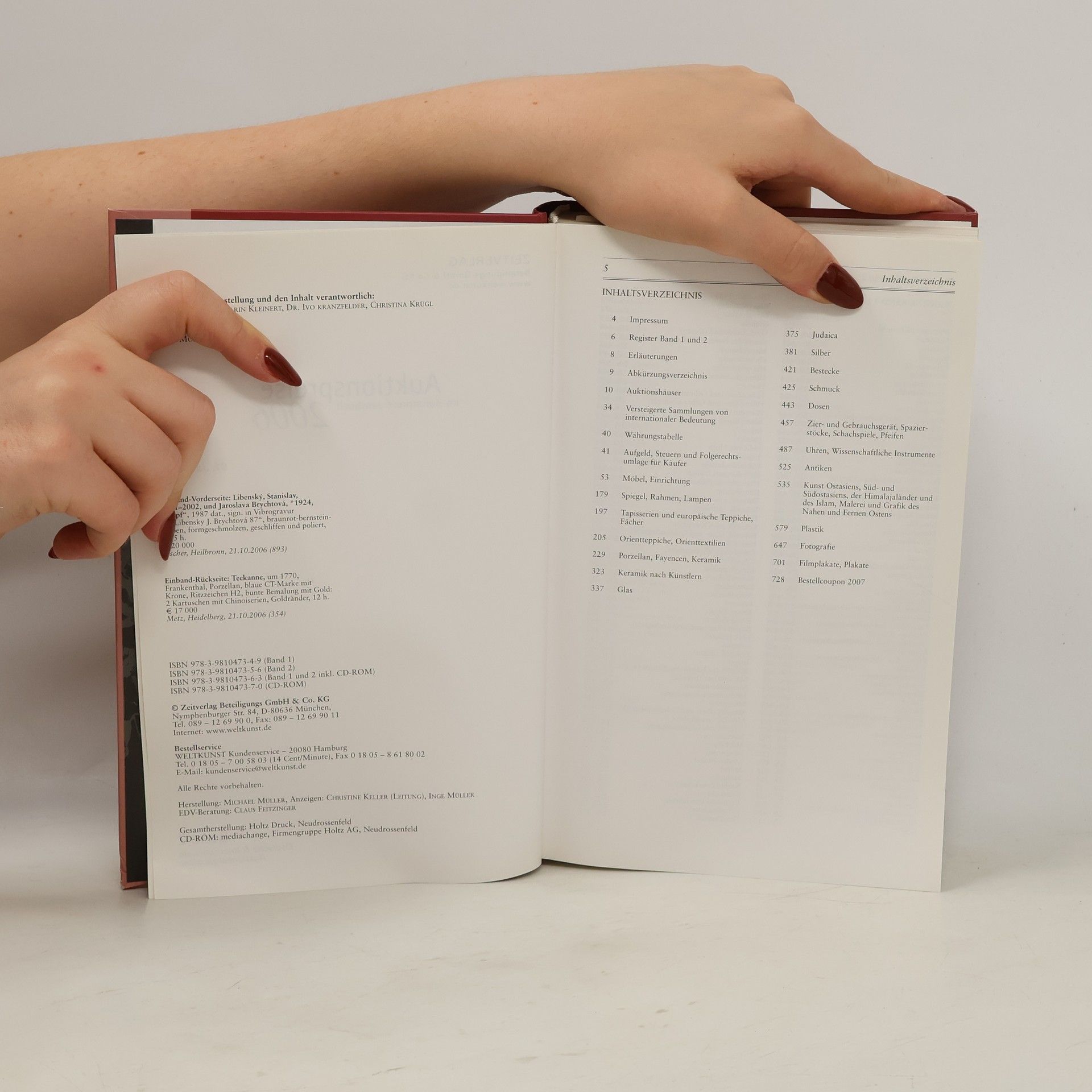 Gisela Mohr Auktionspreise im Kunstpreis Jahrbuch 2006. Band 2