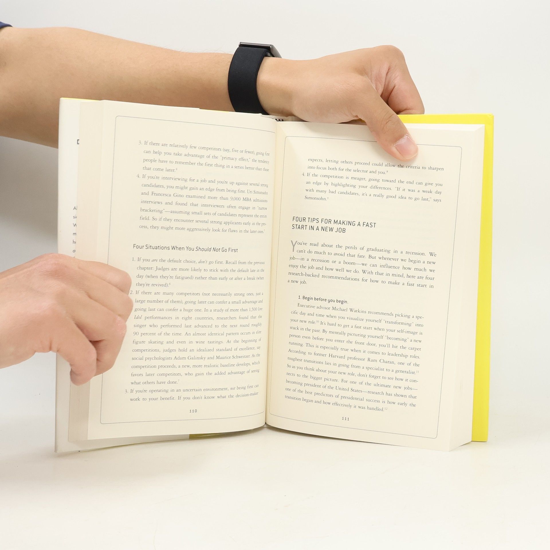 Daniel Pink When : the scientific secrets of perfect timing