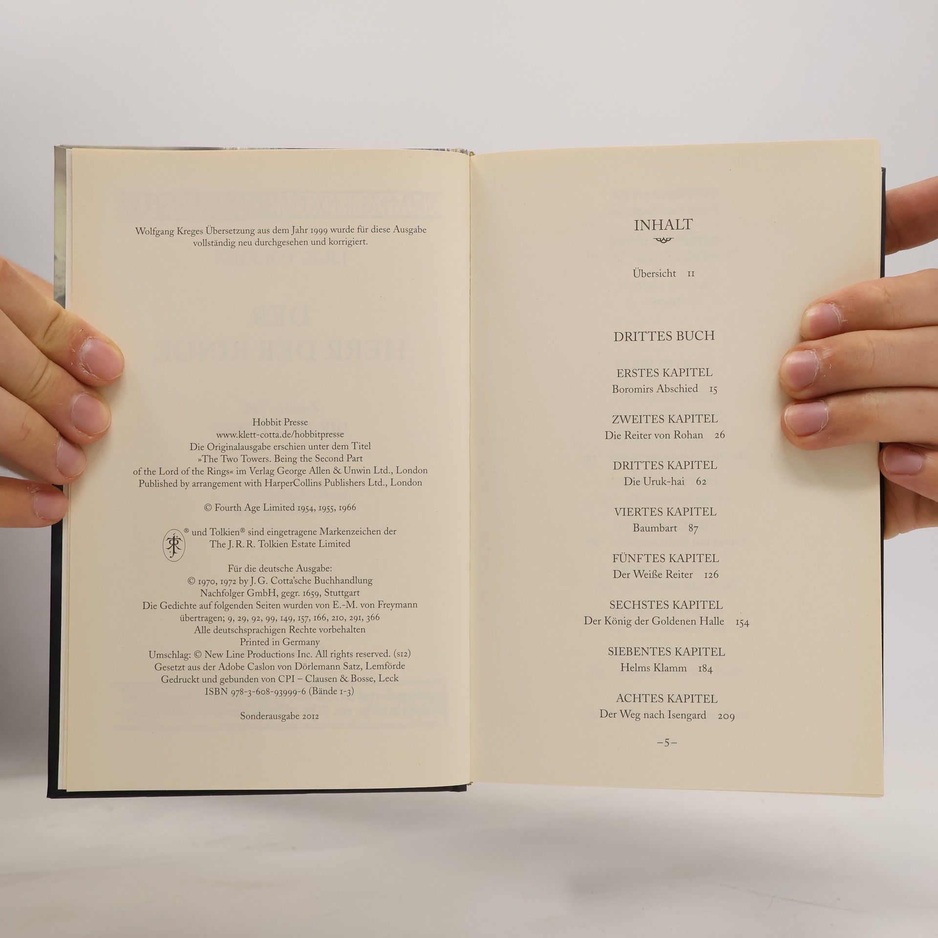 J. R. R. Tolkien Der Herr der Ringe 2. Die zwei Türme
