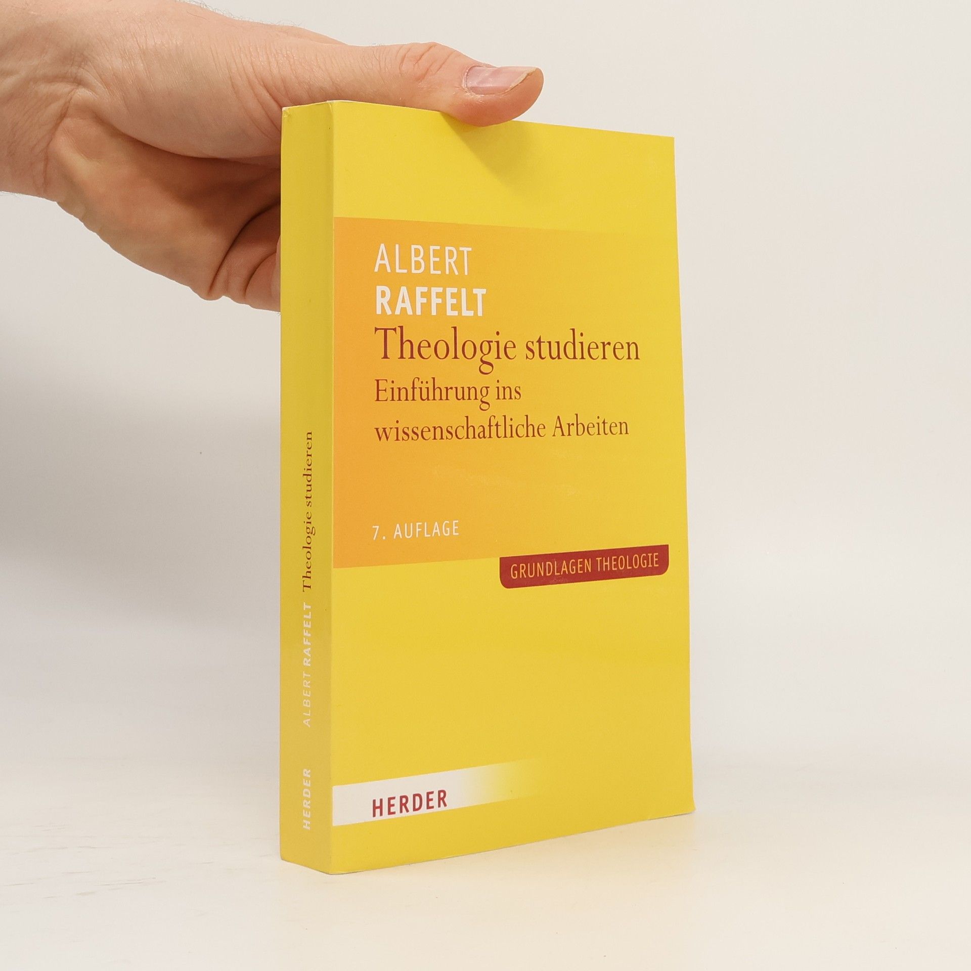 Albert Raffelt Theologie studieren