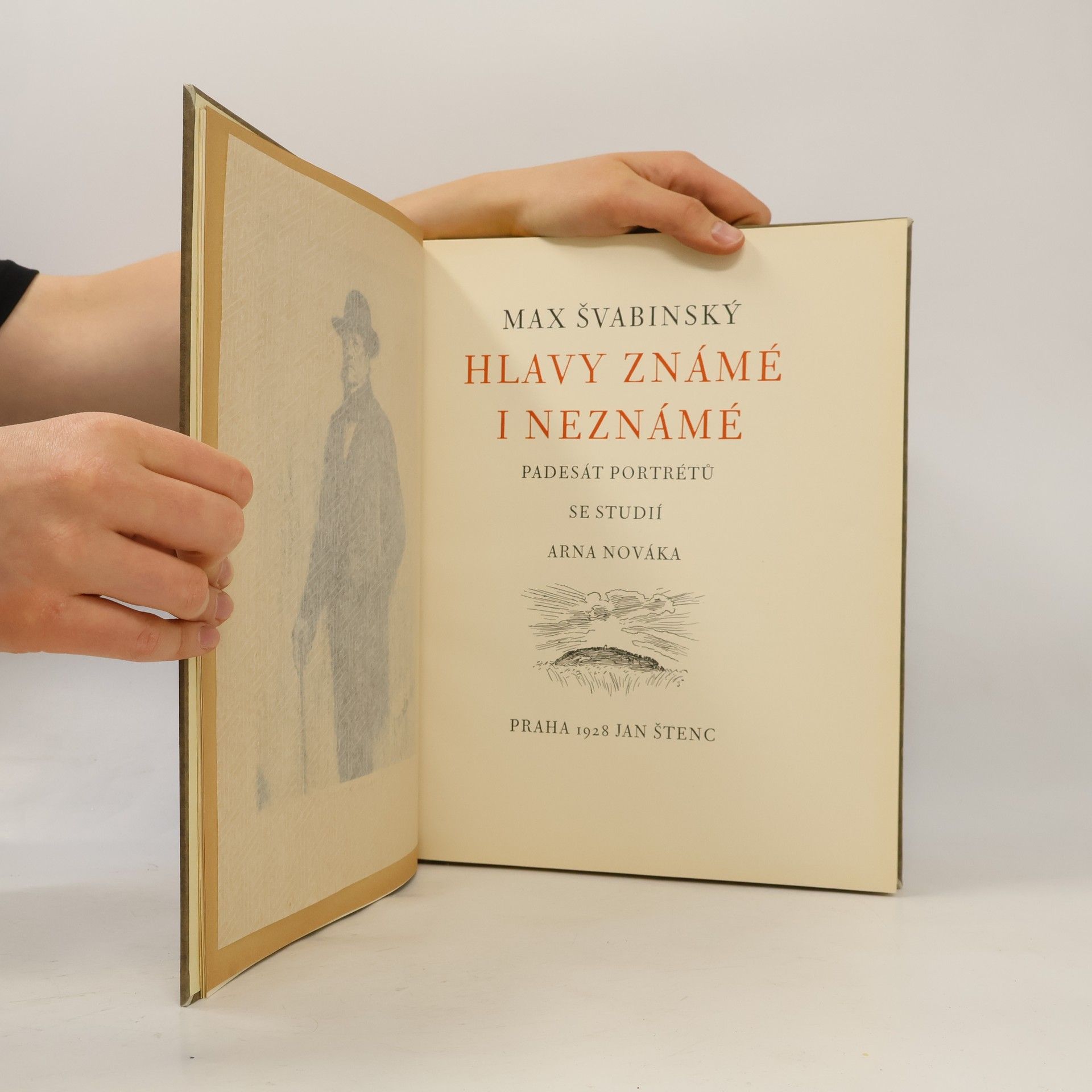 Max Švabinský Hlavy známé i neznámé: Padesát portrétů se studií