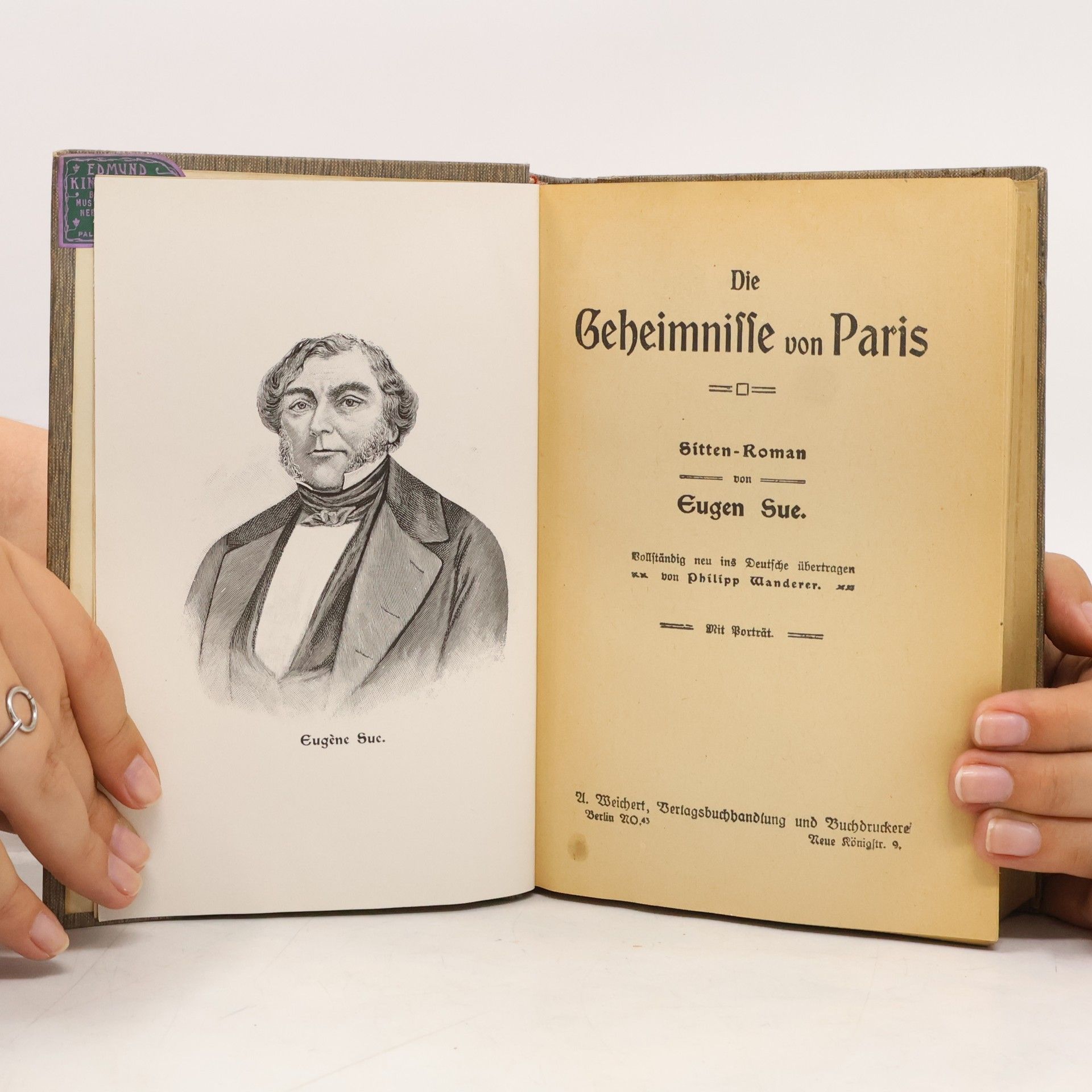 Eugène Sue Die Geheimnisse von Paris