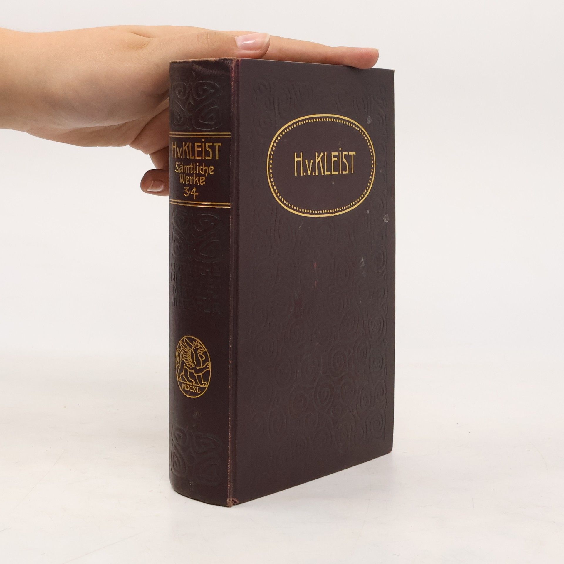Heinrich von Kleist Sämtliche Werke. Dritter Band