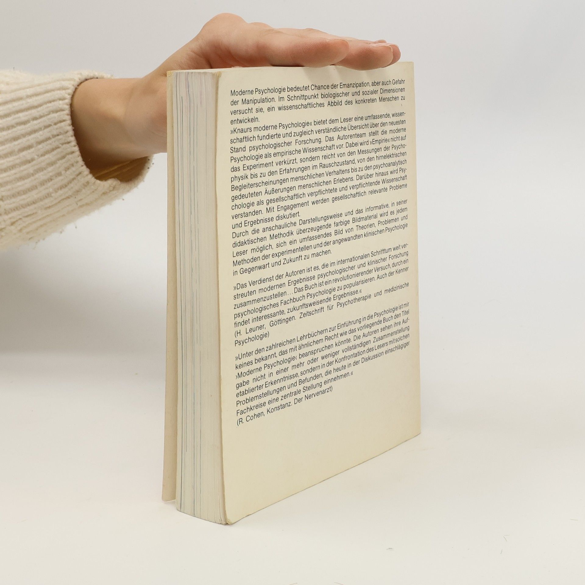 Heiner Legewie Knaurs moderne Psychologie