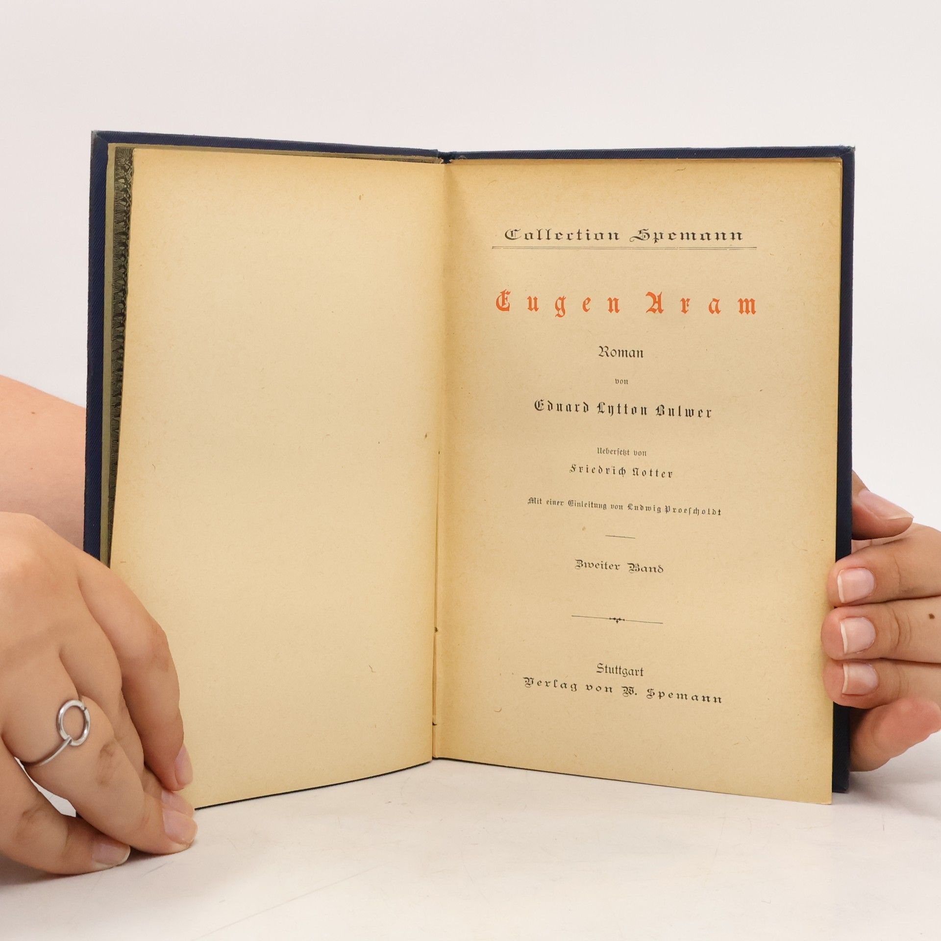 Edward Bulwer-Lytton Eugen Aram 2
