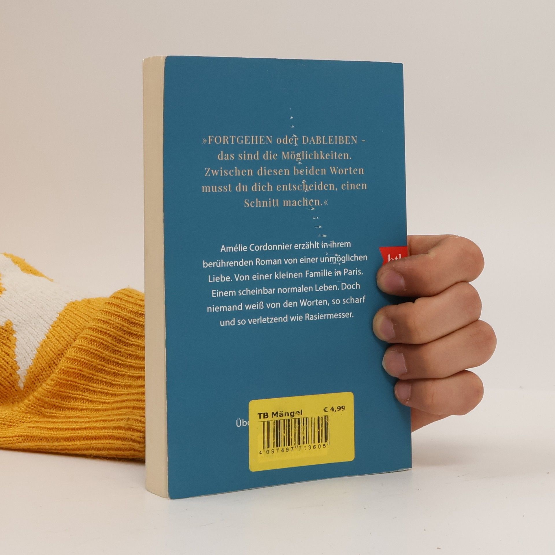 Amélie Cordonnier Die Entscheidung