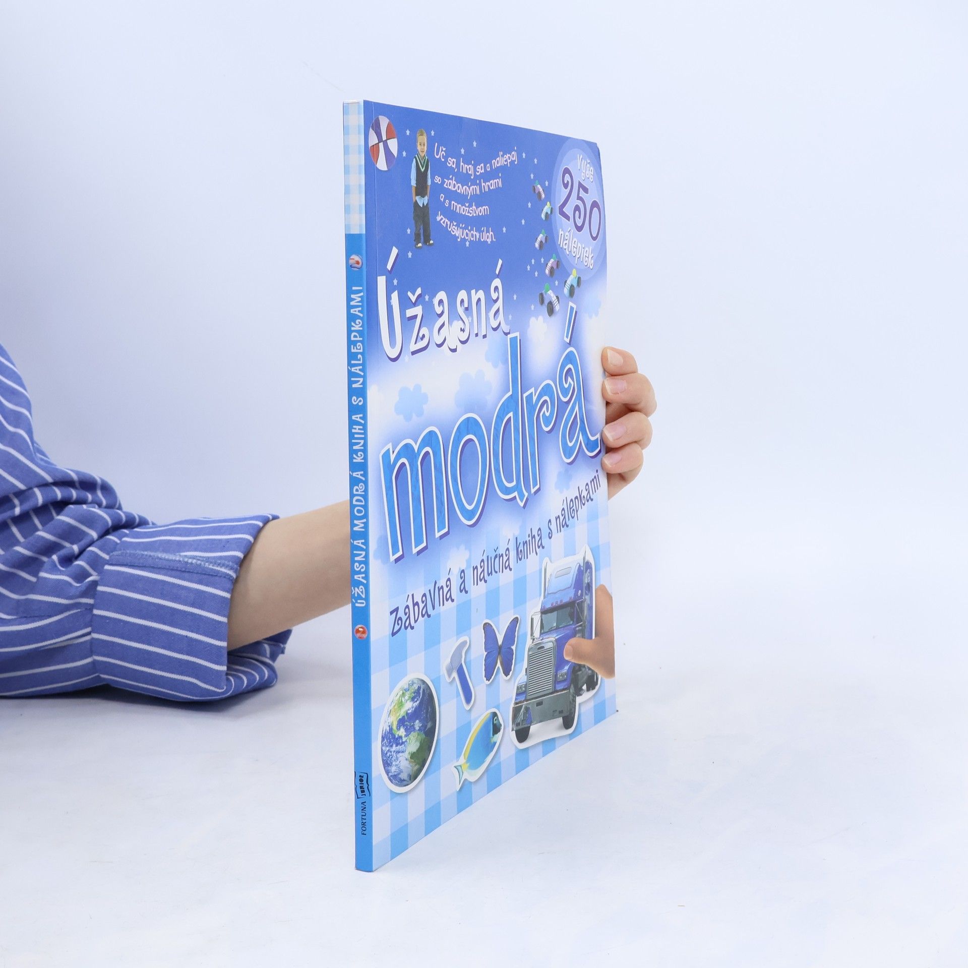 Autorenkollektiv Úžasná modrá zábavná a náučná kniha s nálepkami