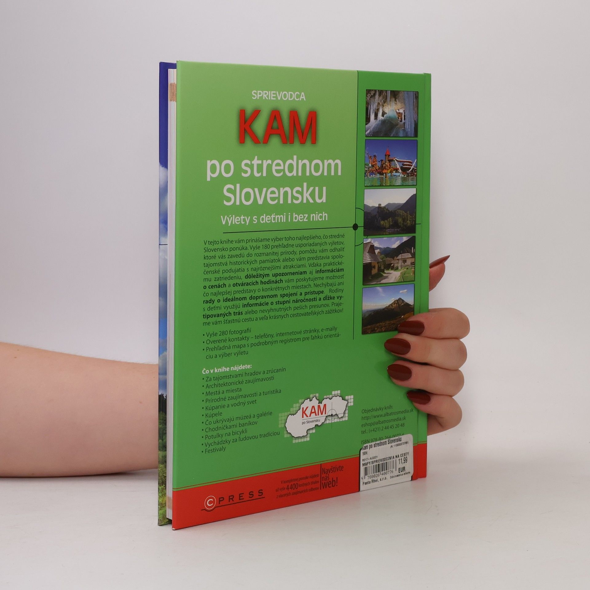 Andrea Podzimková Kam po strednom Slovensku : výlety s deťmi i bez nich : sprievodca