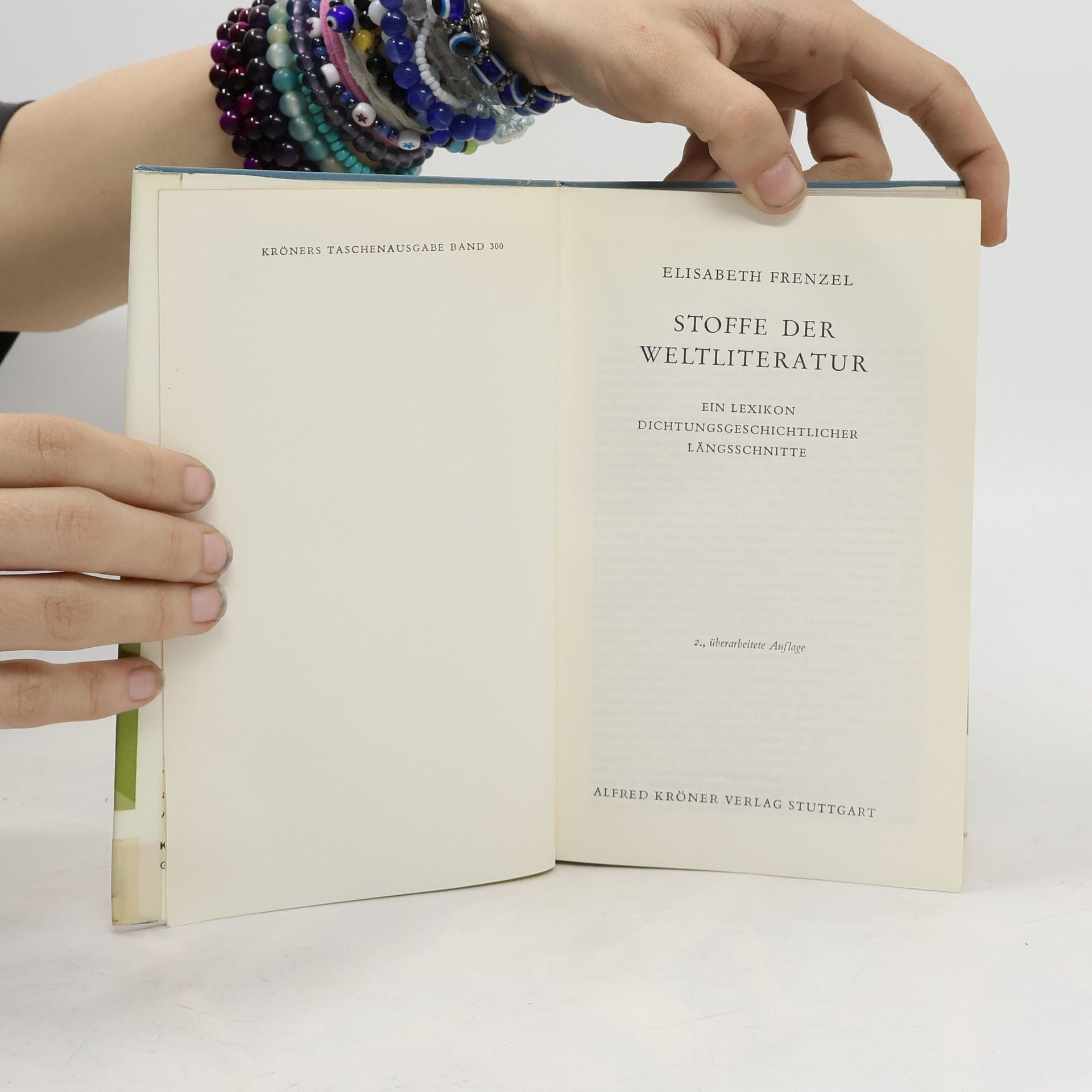 Elisabeth Frenzel Stoffe der Weltliteratur