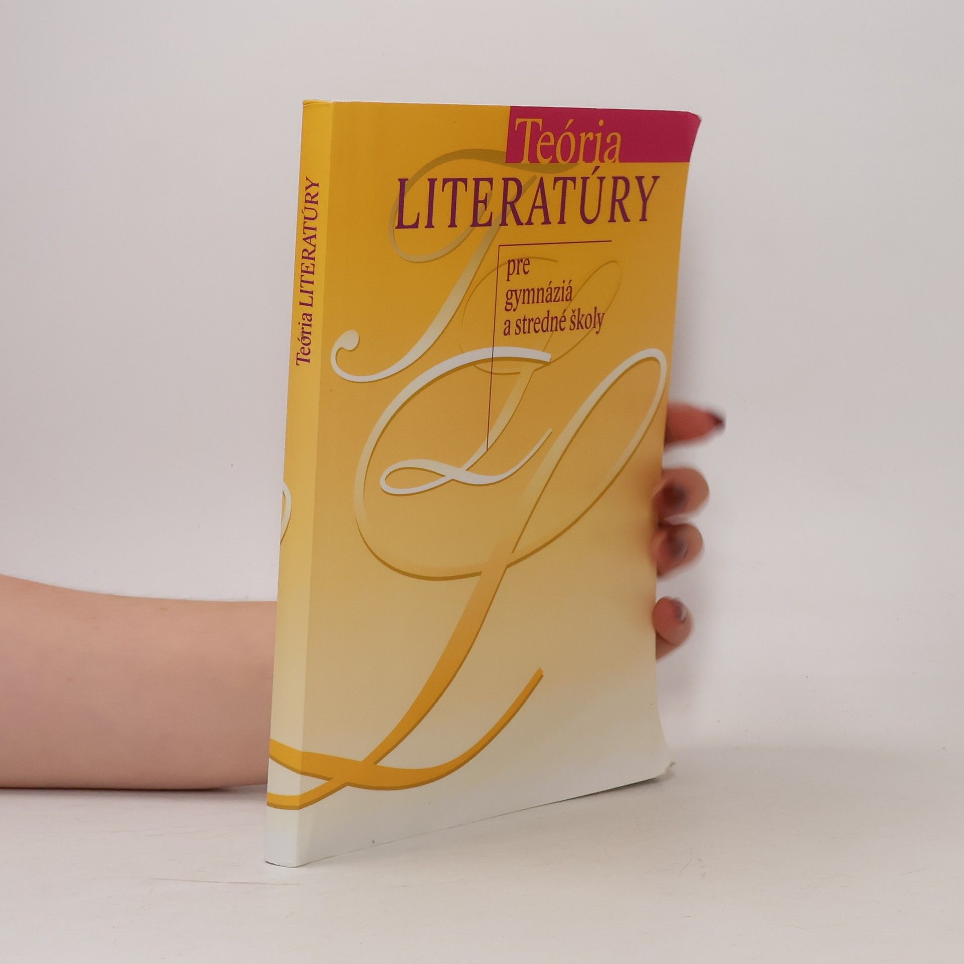 Tibor Žilka Teória literatúry pre gymnáziá a stredné školy