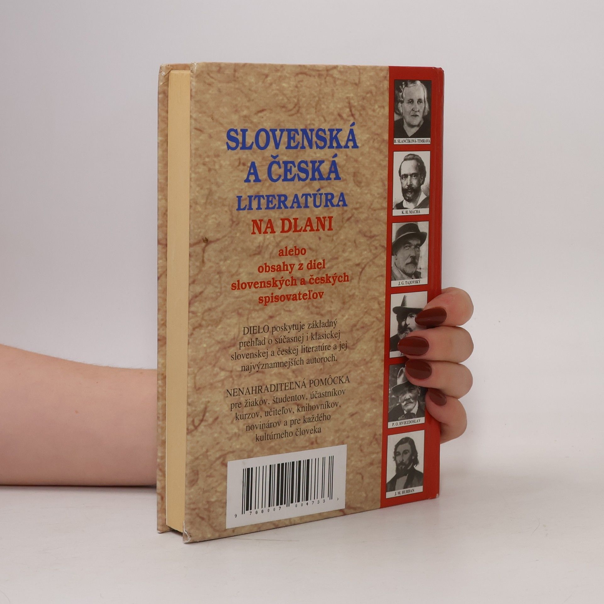 Anna Florianová Slovenská a česká literatúra na dlani : obsahy z diel slovenských a českých spisovateľov