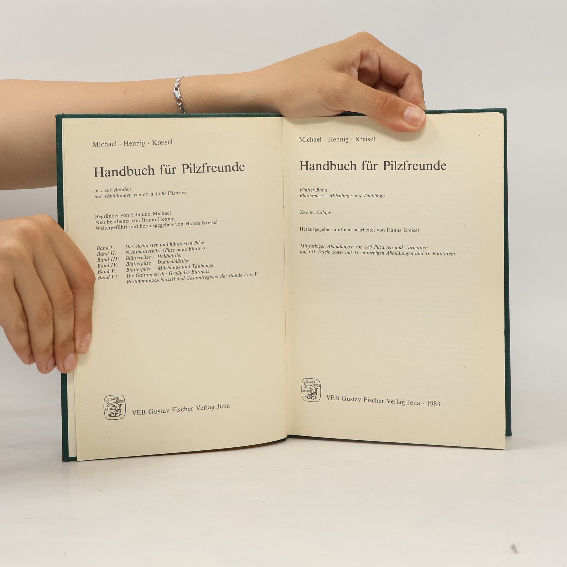 Edmund Michael Handbuch für Pilzfreunde V.