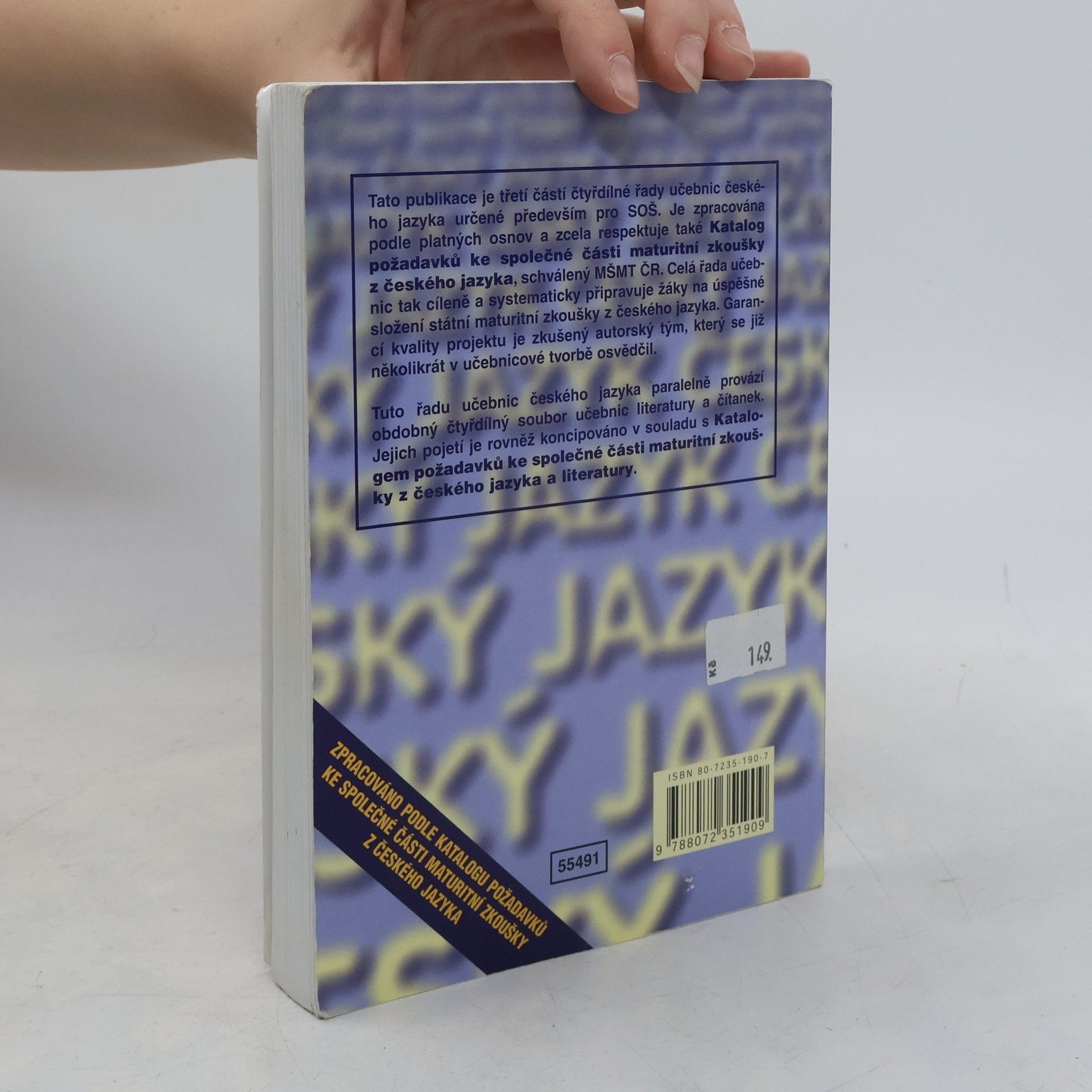 Marie Čechová Český jazyk pro 3. ročník středních odborných škol