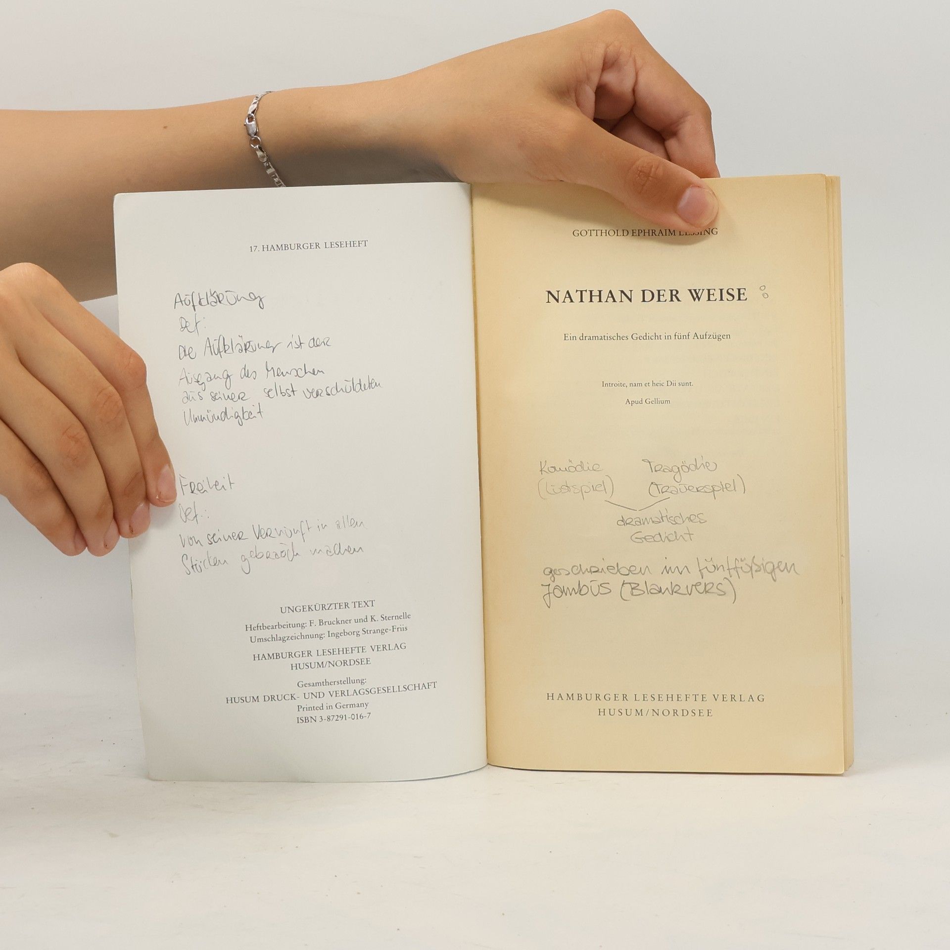 Gotthold Ephraim Lessing Nathan der Weise
