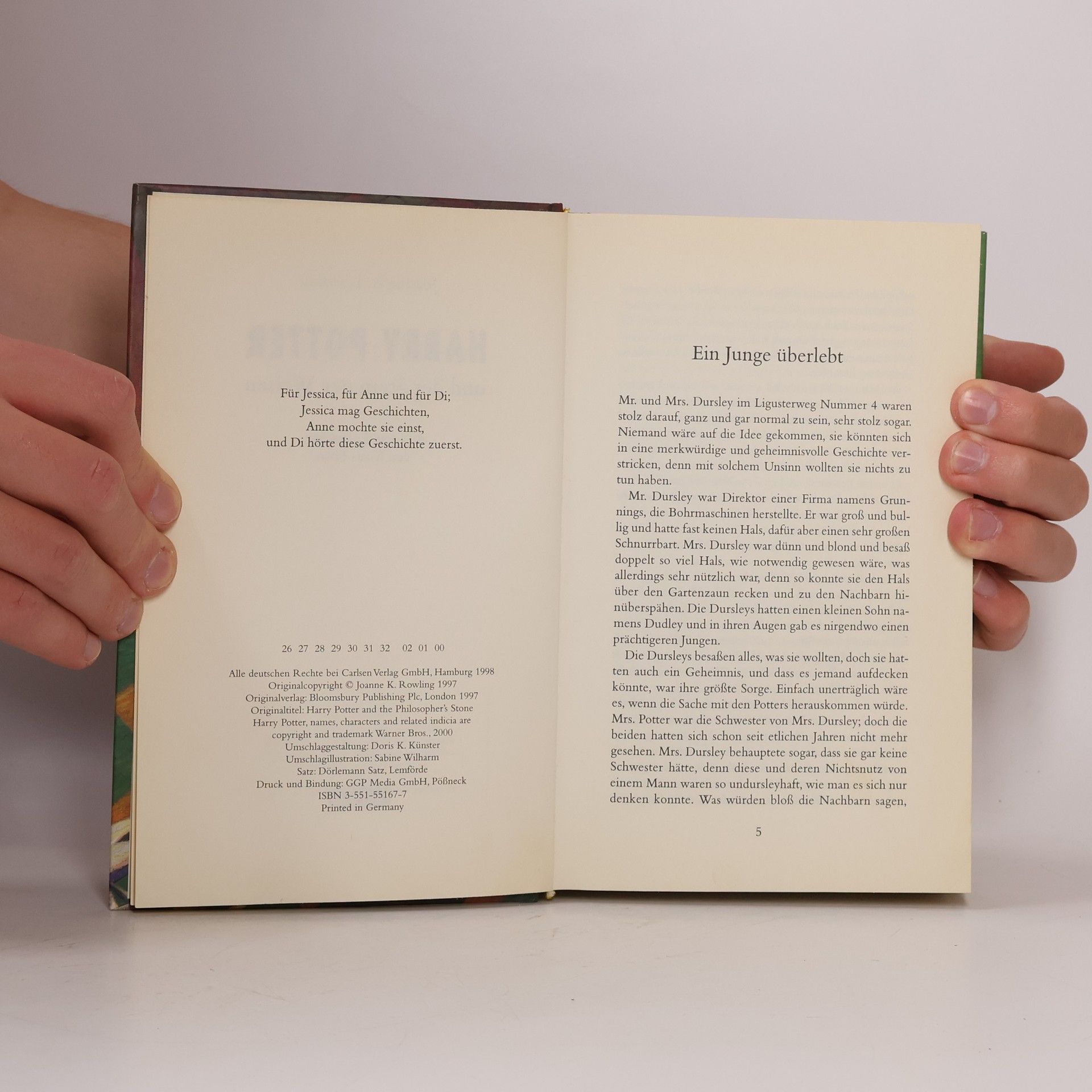 J. K. Rowling Harry Potter und der Stein der Weisen