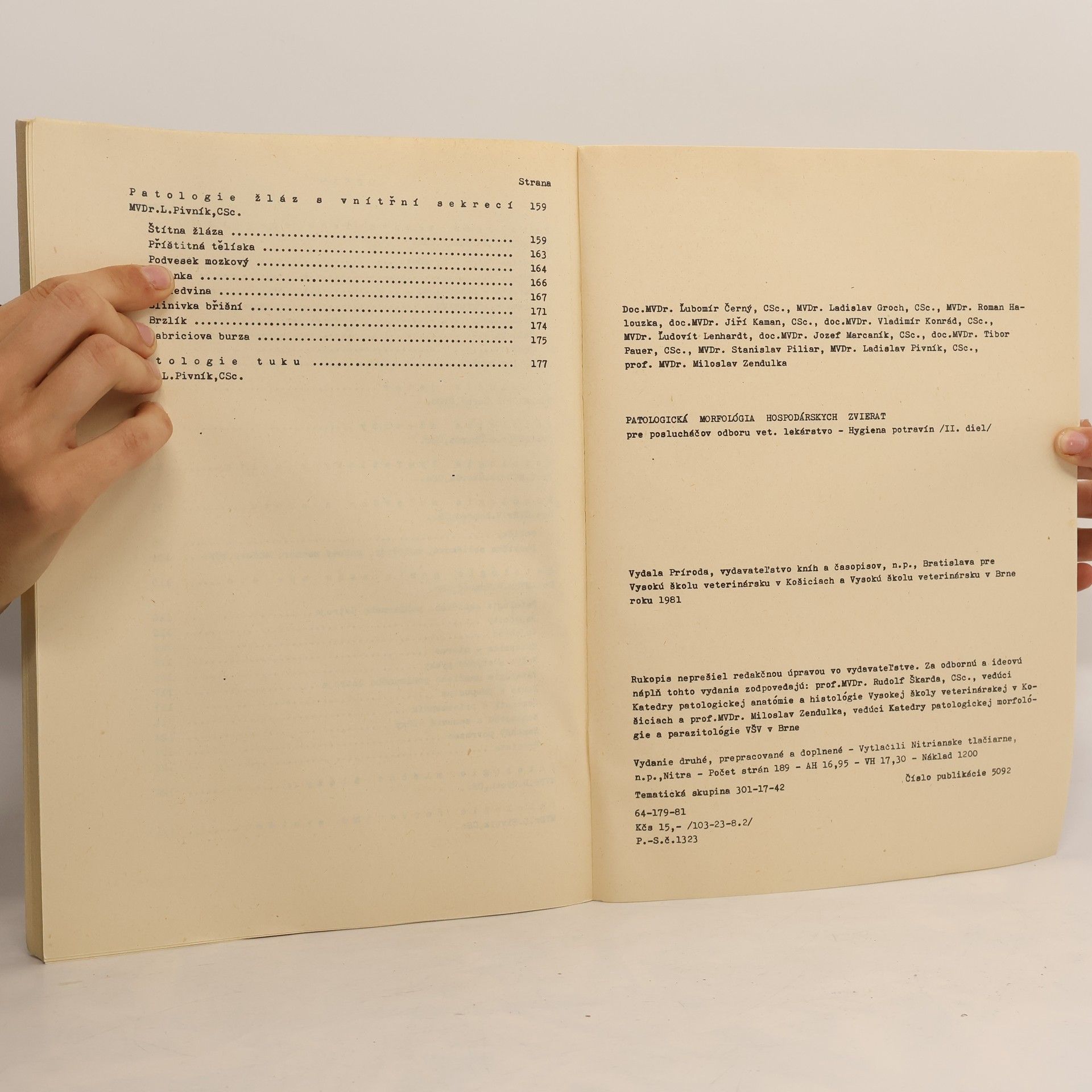 Various authors Patologická morfológia hospodárskych zvierat. I. diel