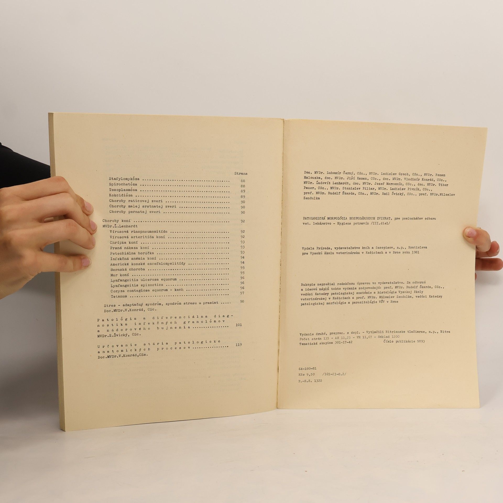 Autorenkollektiv Patologická morfológia hospodárskych zvierat. III. diel