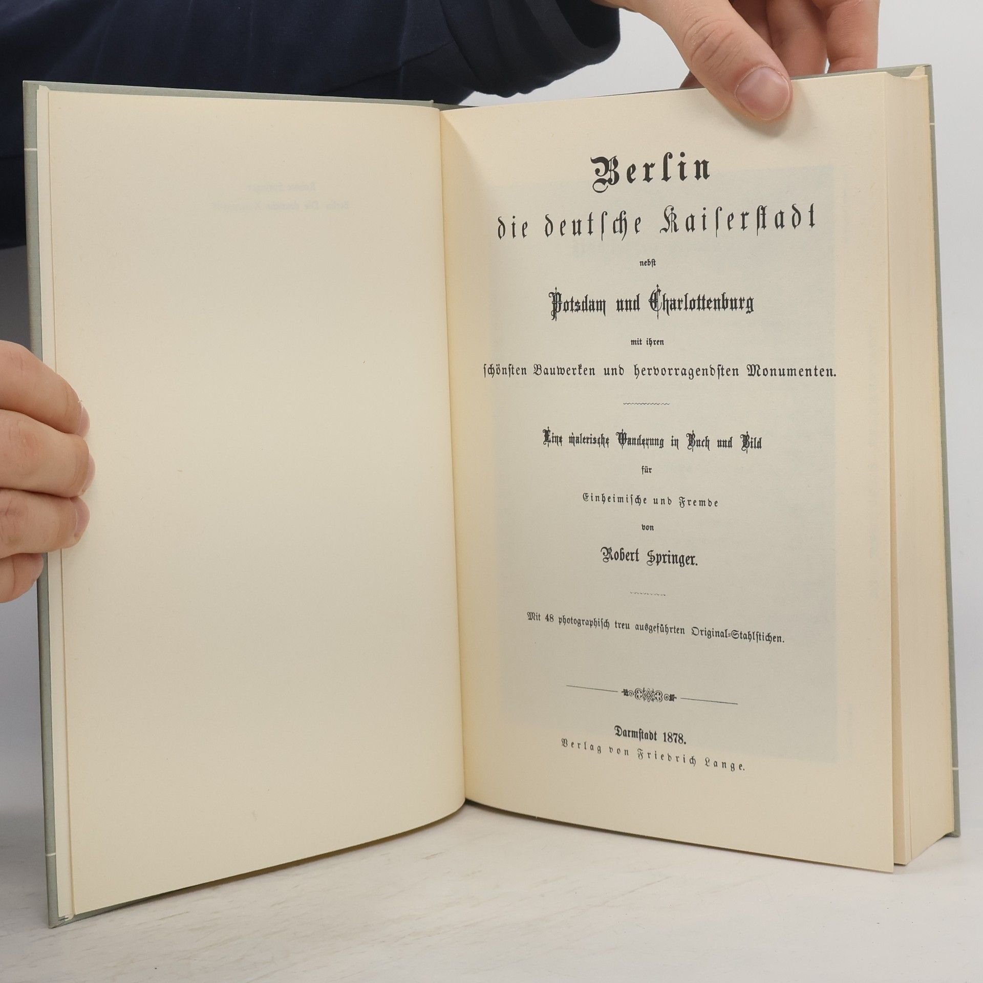 Robert Springer Berlin: Die deutsche Kaiserstadt