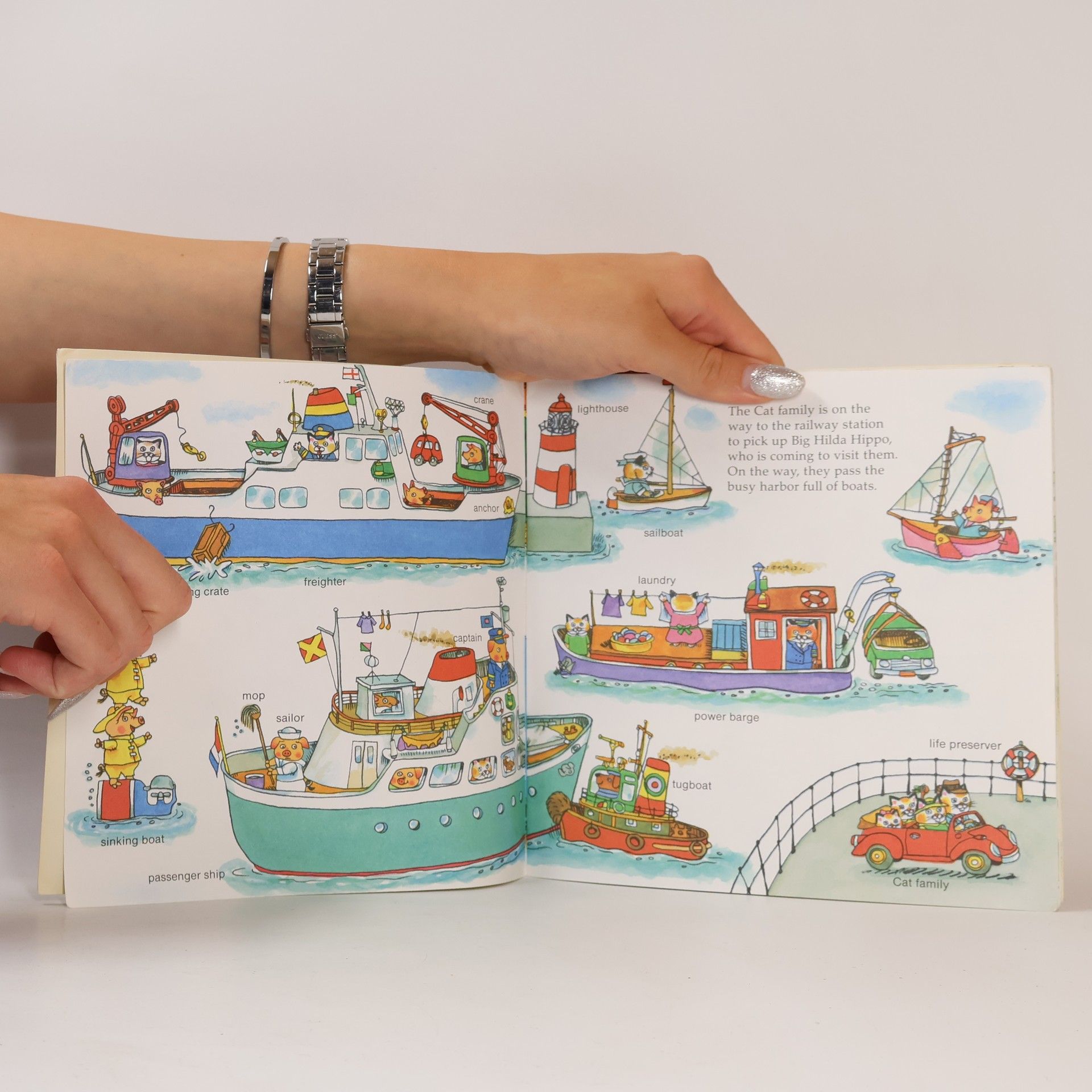 Richard Scarry The Cat Family Takes A Trip