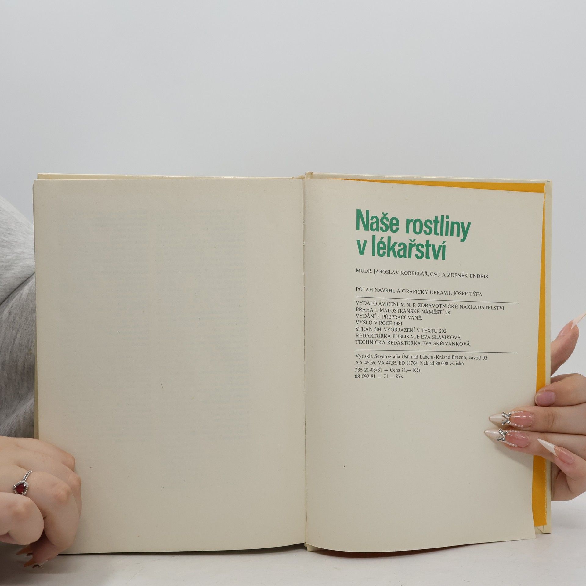 Jaroslav Korbelář Naše rostliny v lékařství