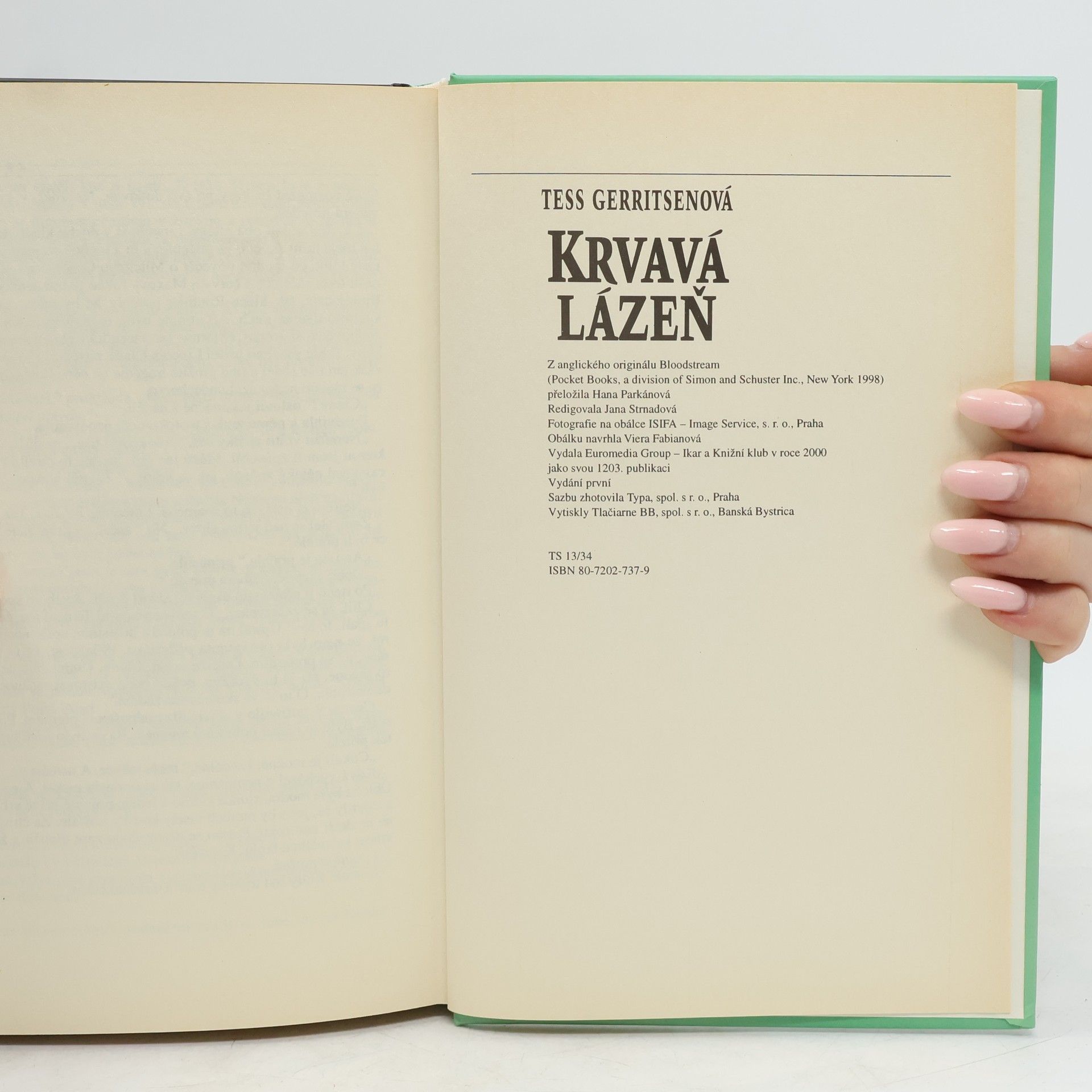 Tess Gerritsen Krvavá lázeň