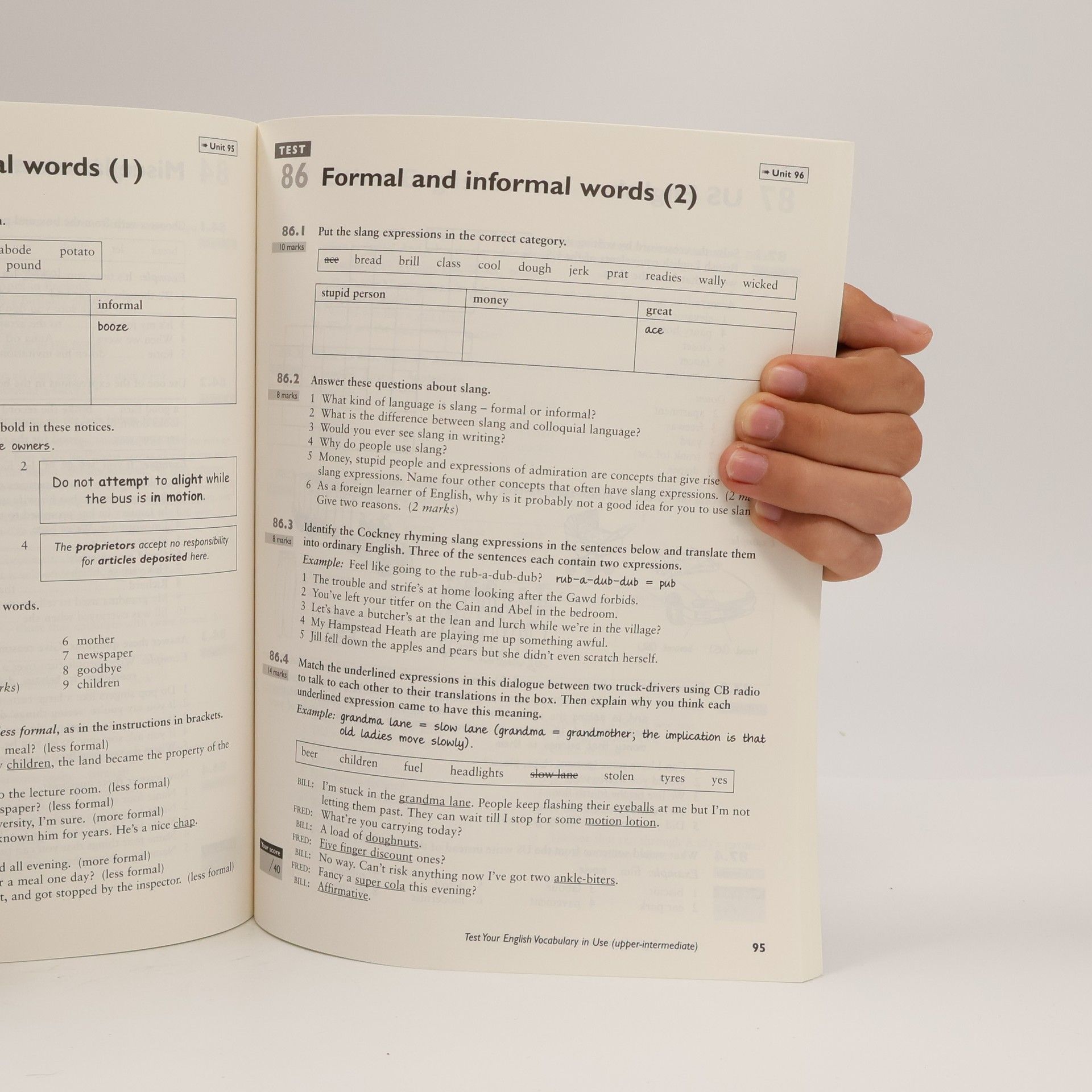 Michael McCarthy Test your English vocabulary in use : upper-intermediate