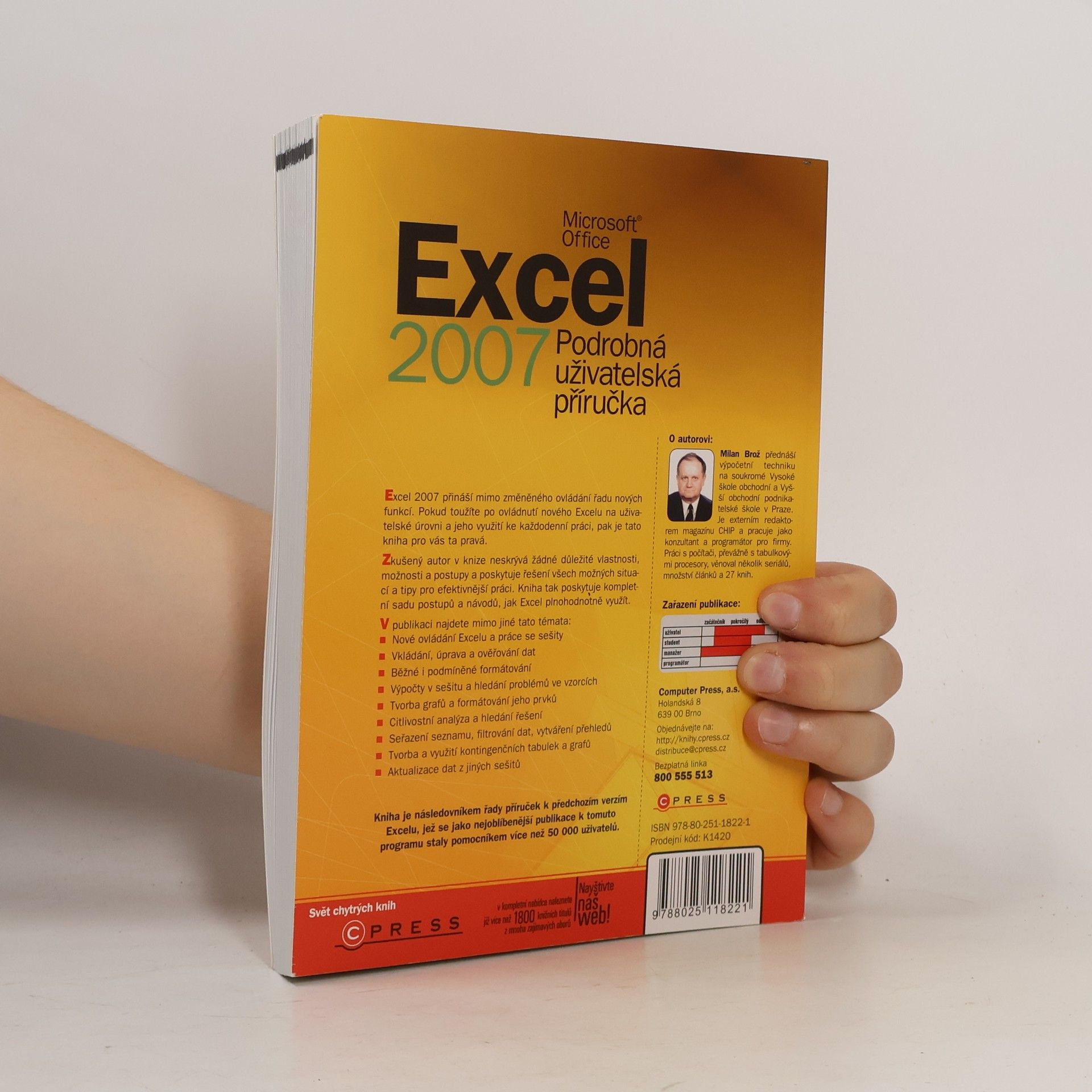 Milan Brož Microsoft Office Excel 2007. Podrobná uživatelská příručka