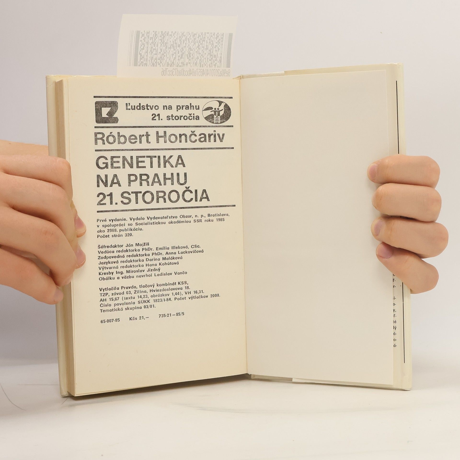 Róbert Hončariv Genetika na prahu 21. storočia