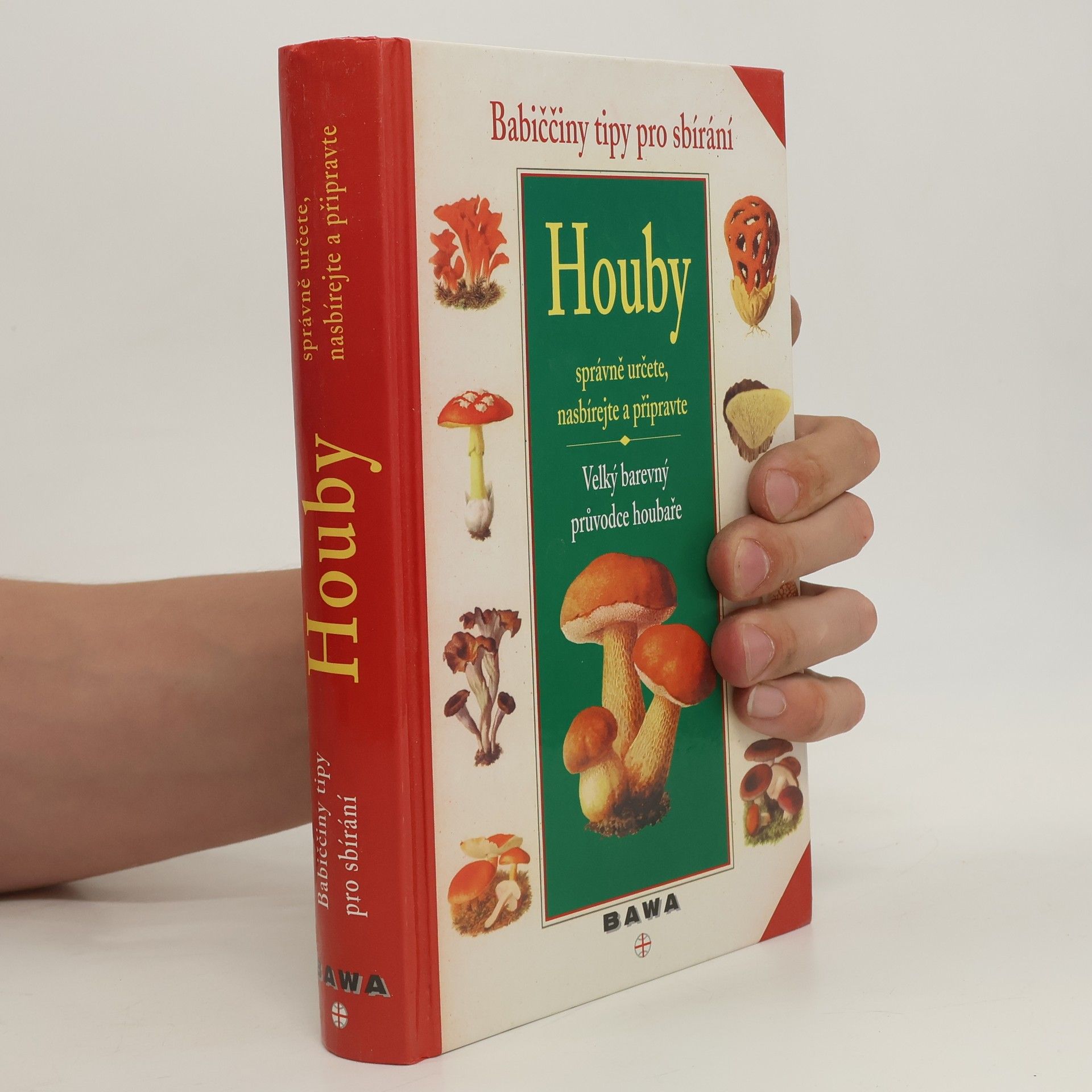 Houby : velký barevný průvodce houbaře : babiččiny tipy pro sbírání