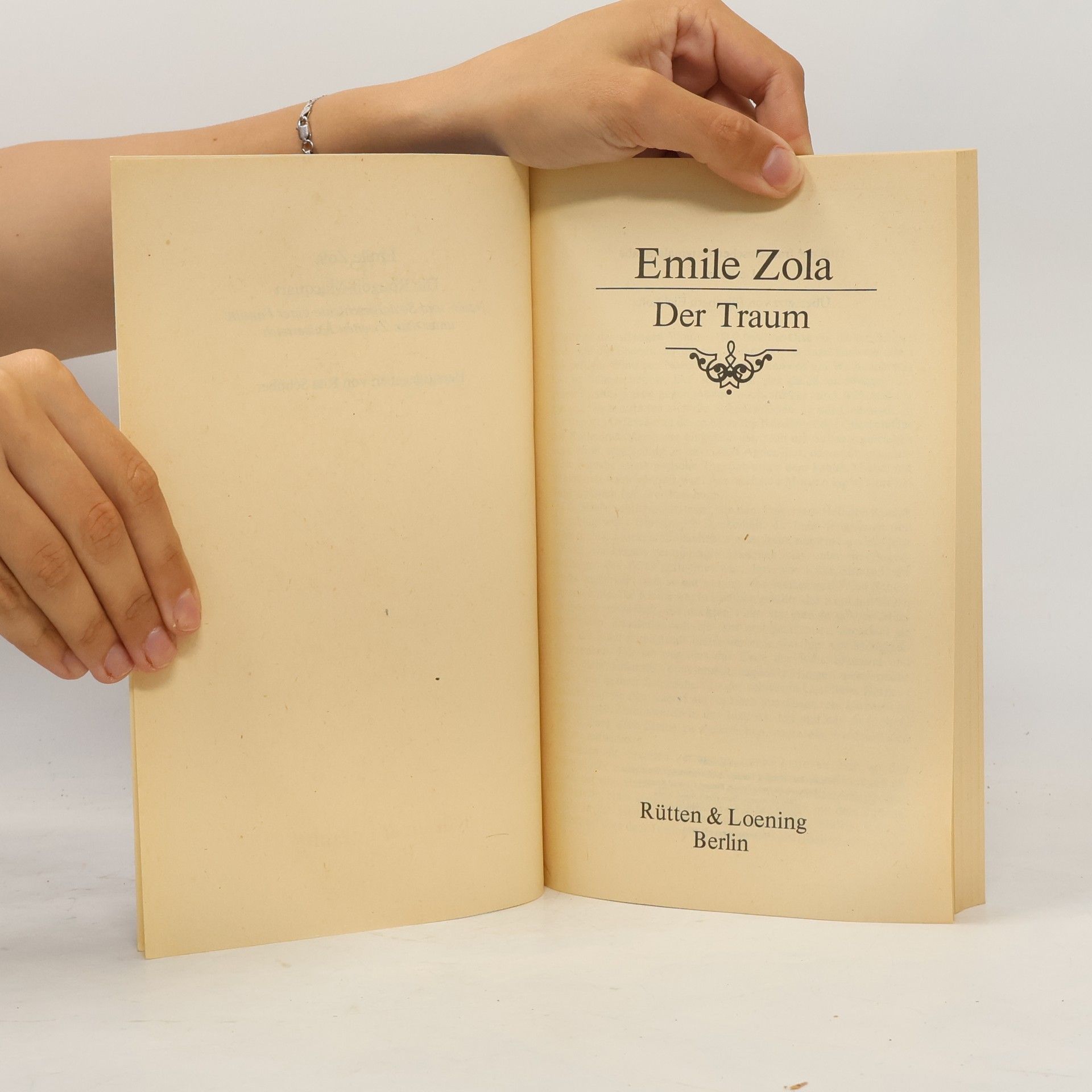 Émile Zola Der Traum