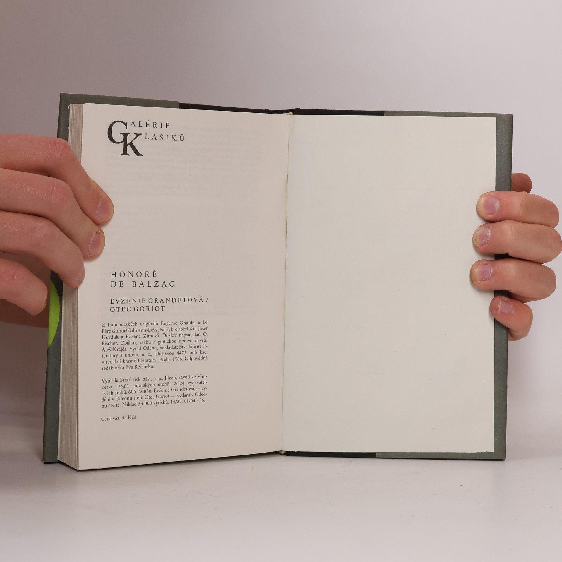 Honoré de Balzac Evženie Grandetová. Otec Goriot