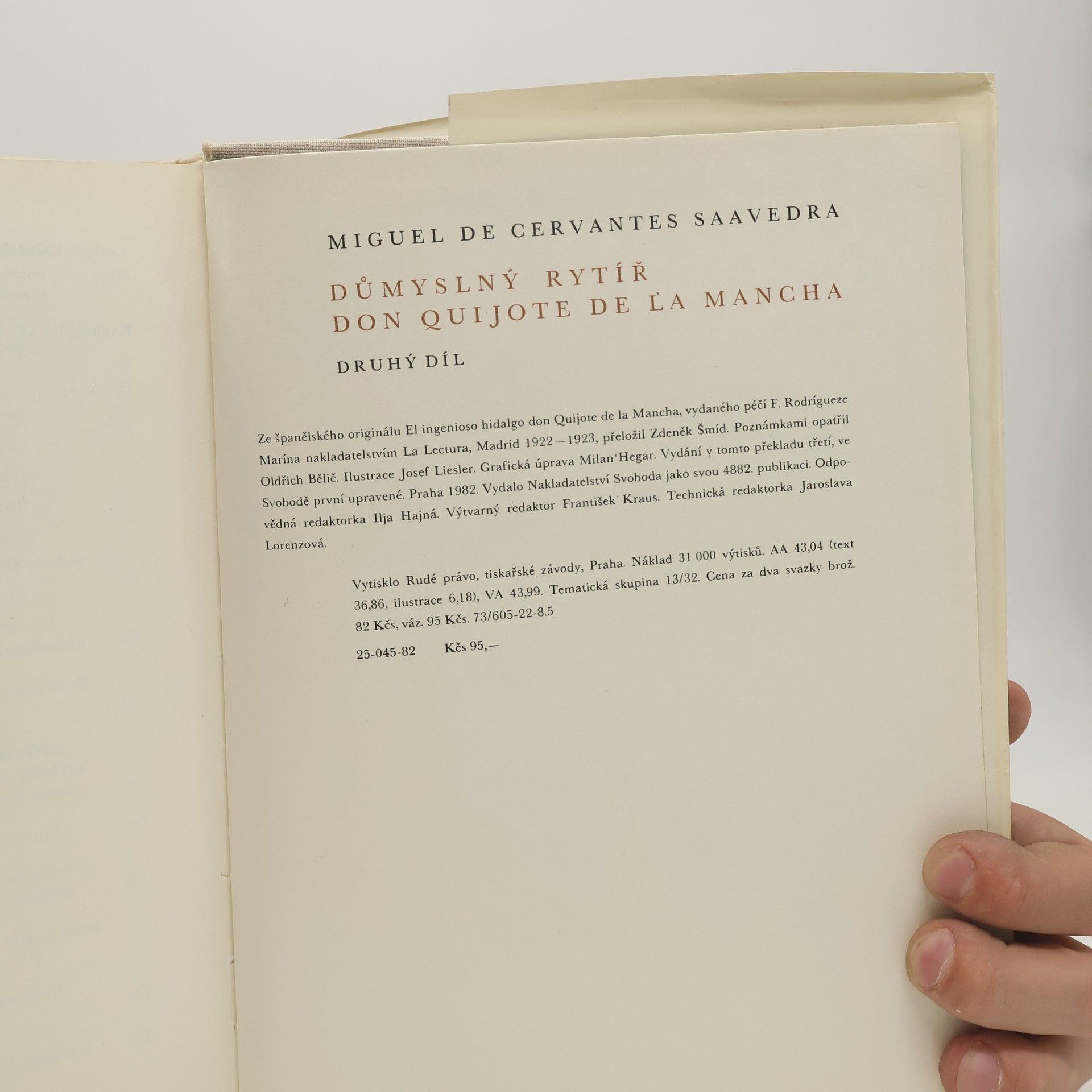Miguel de Cervantes Saavedra Důmyslný rytíř Don Quijote de la Mancha II.