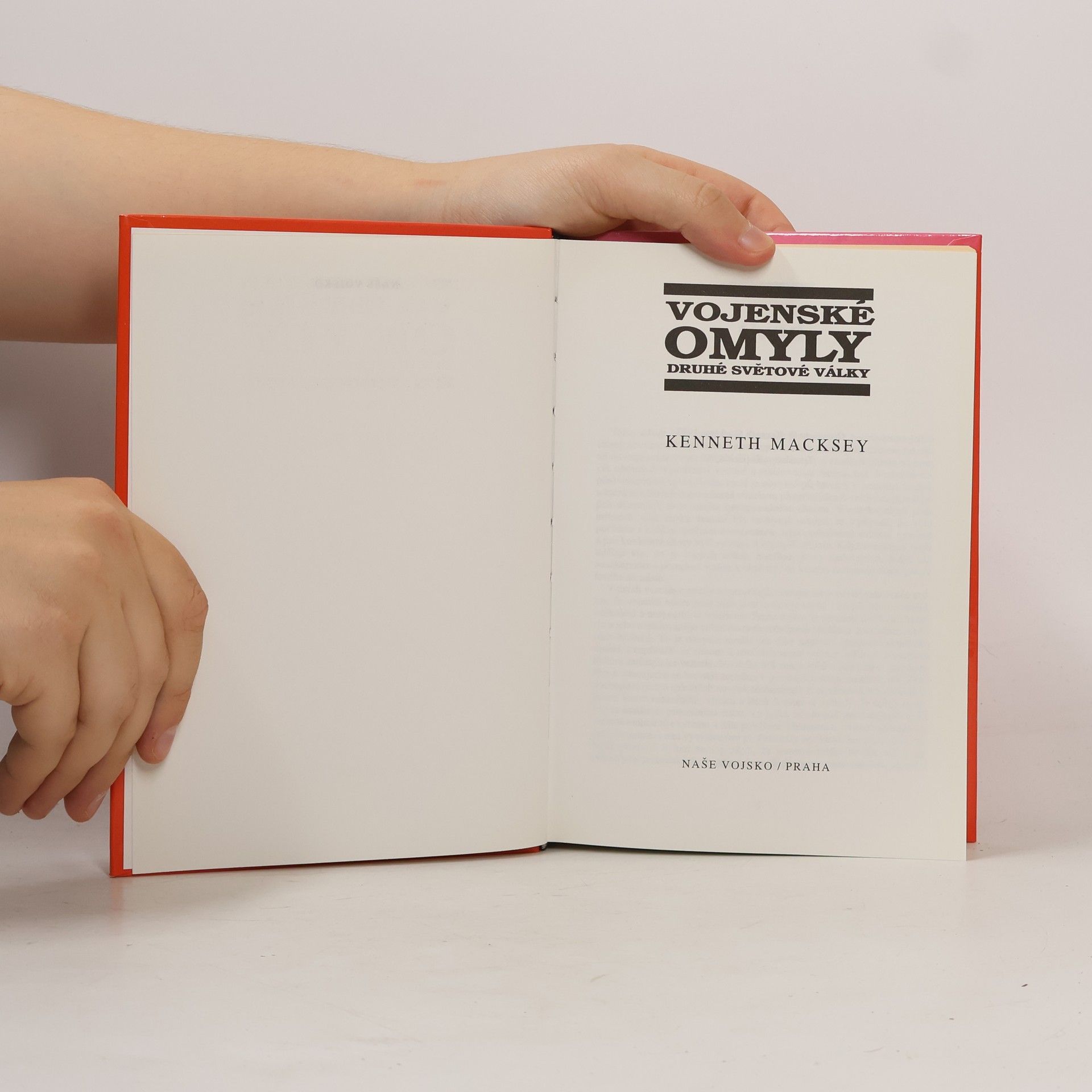 Kenneth Macksey Vojenské omyly druhé světové války