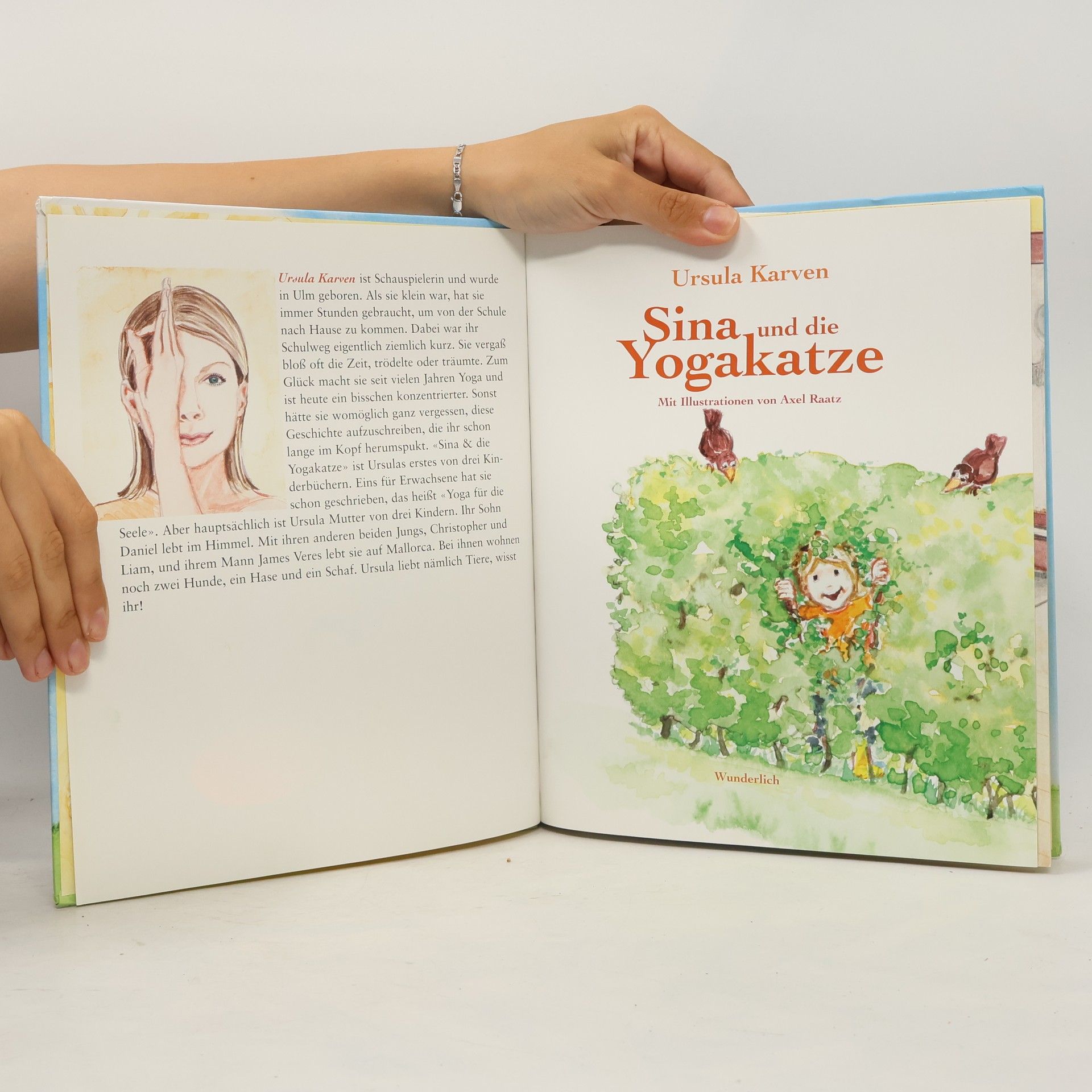Ursula Karven Sina und die Yogakatze