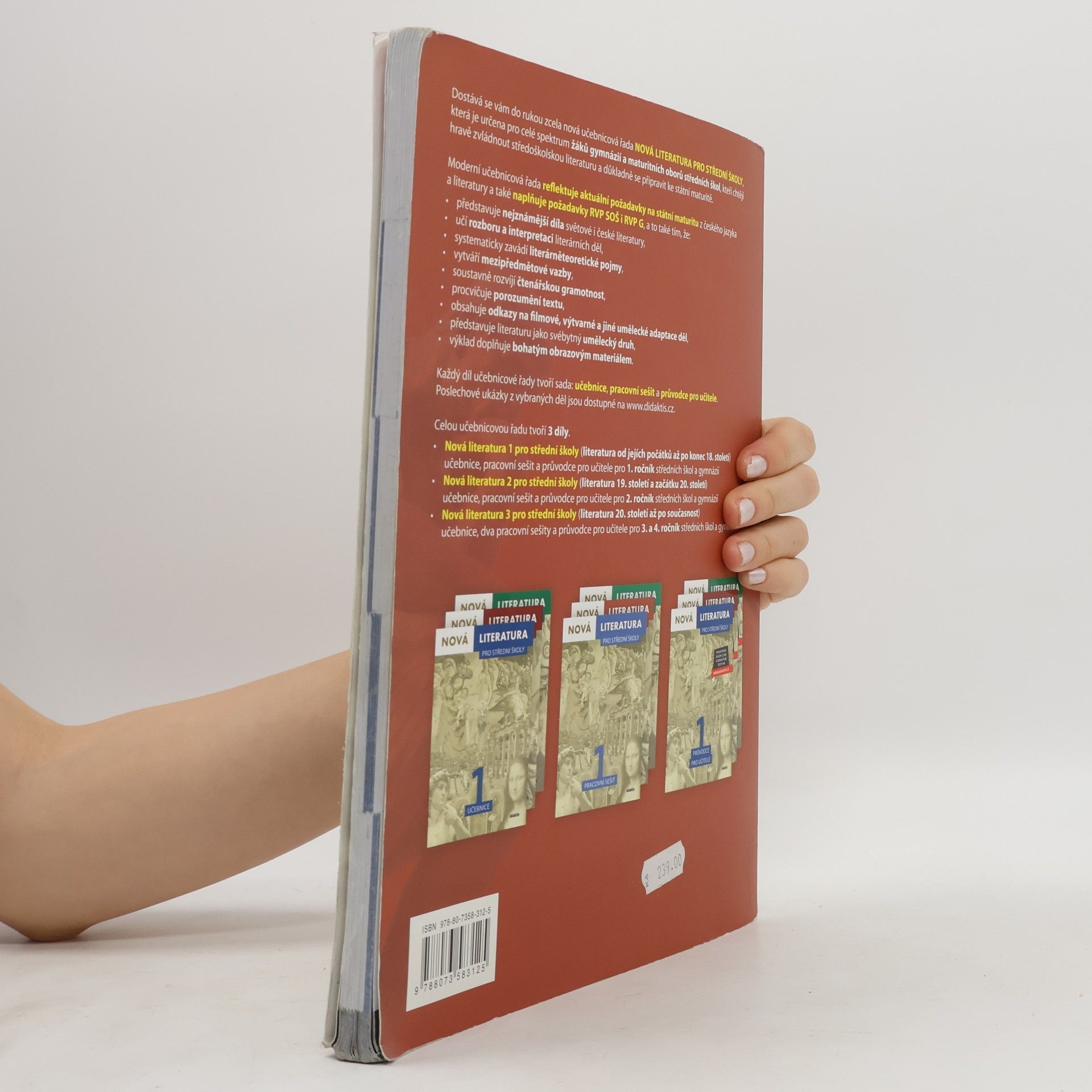 Jolana Fišarová Nová literatura 2 pro střední školy : pracovní sešit
